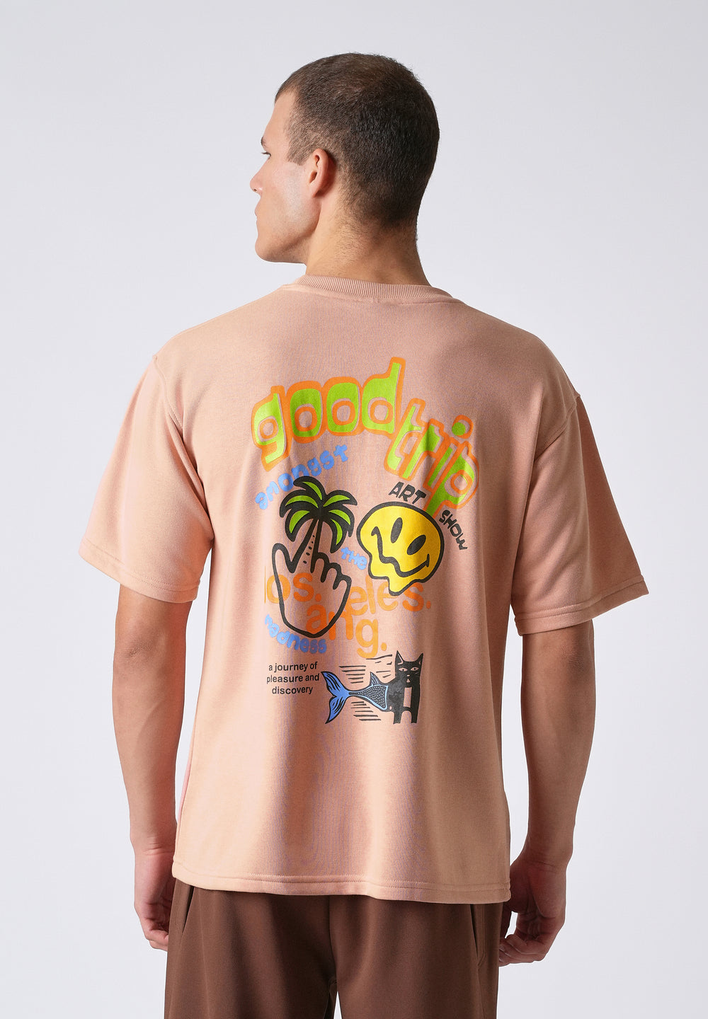 Peach Oversized T-shirt