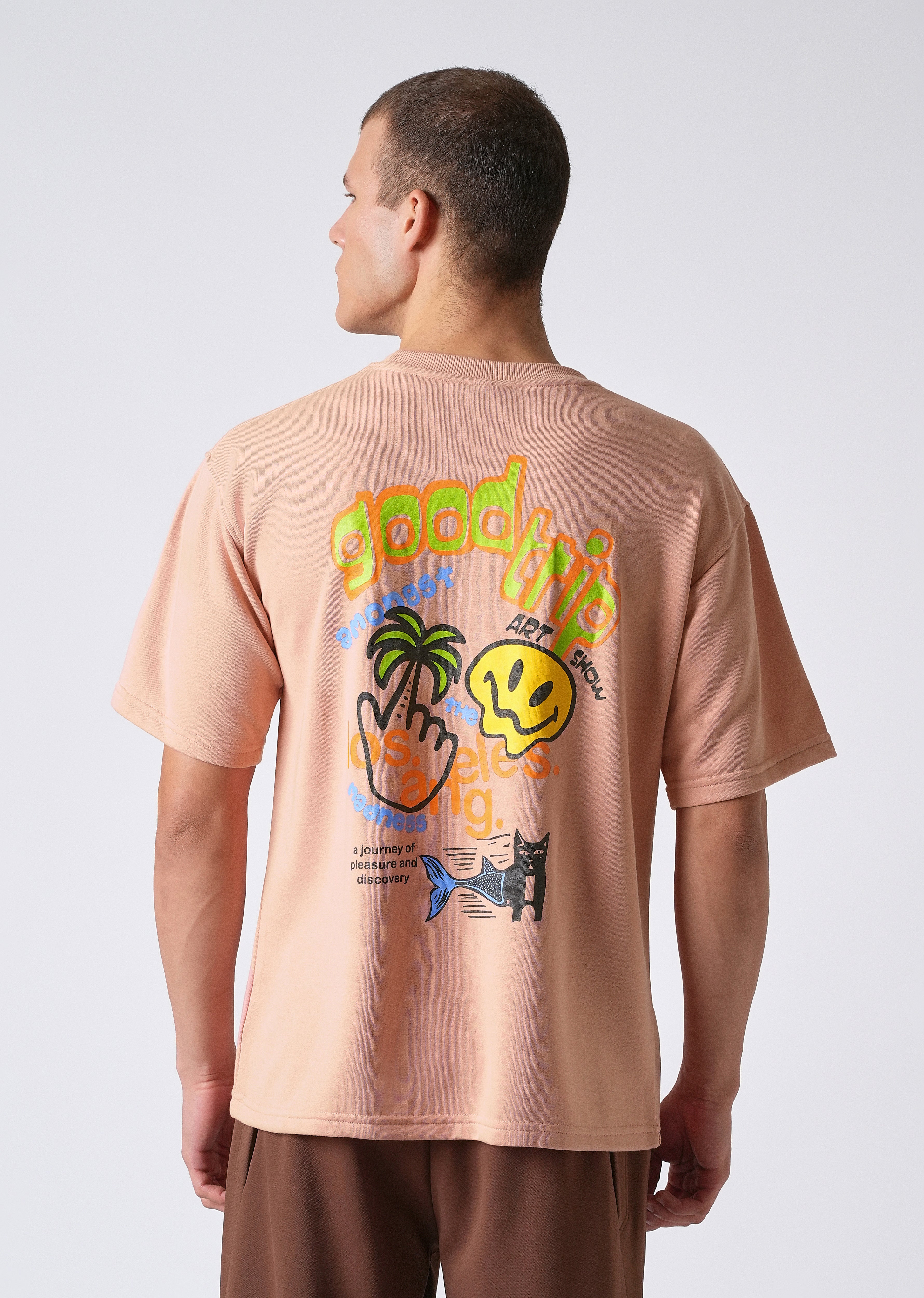 Peach Oversized T-shirt