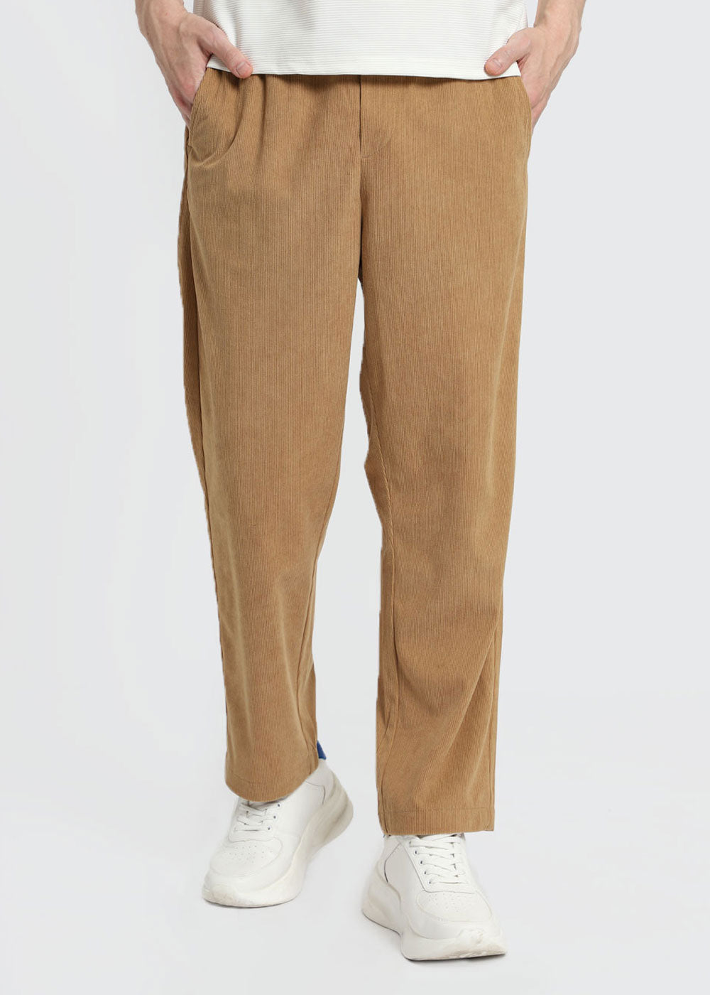 Wood Brown Corduroy Pant