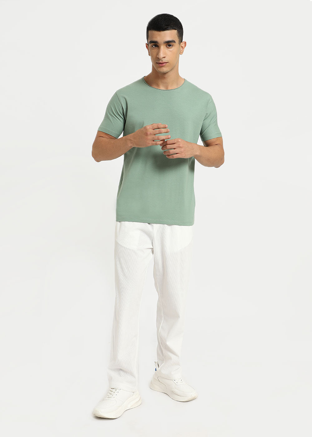 Sea Green Crew neck T-shirt