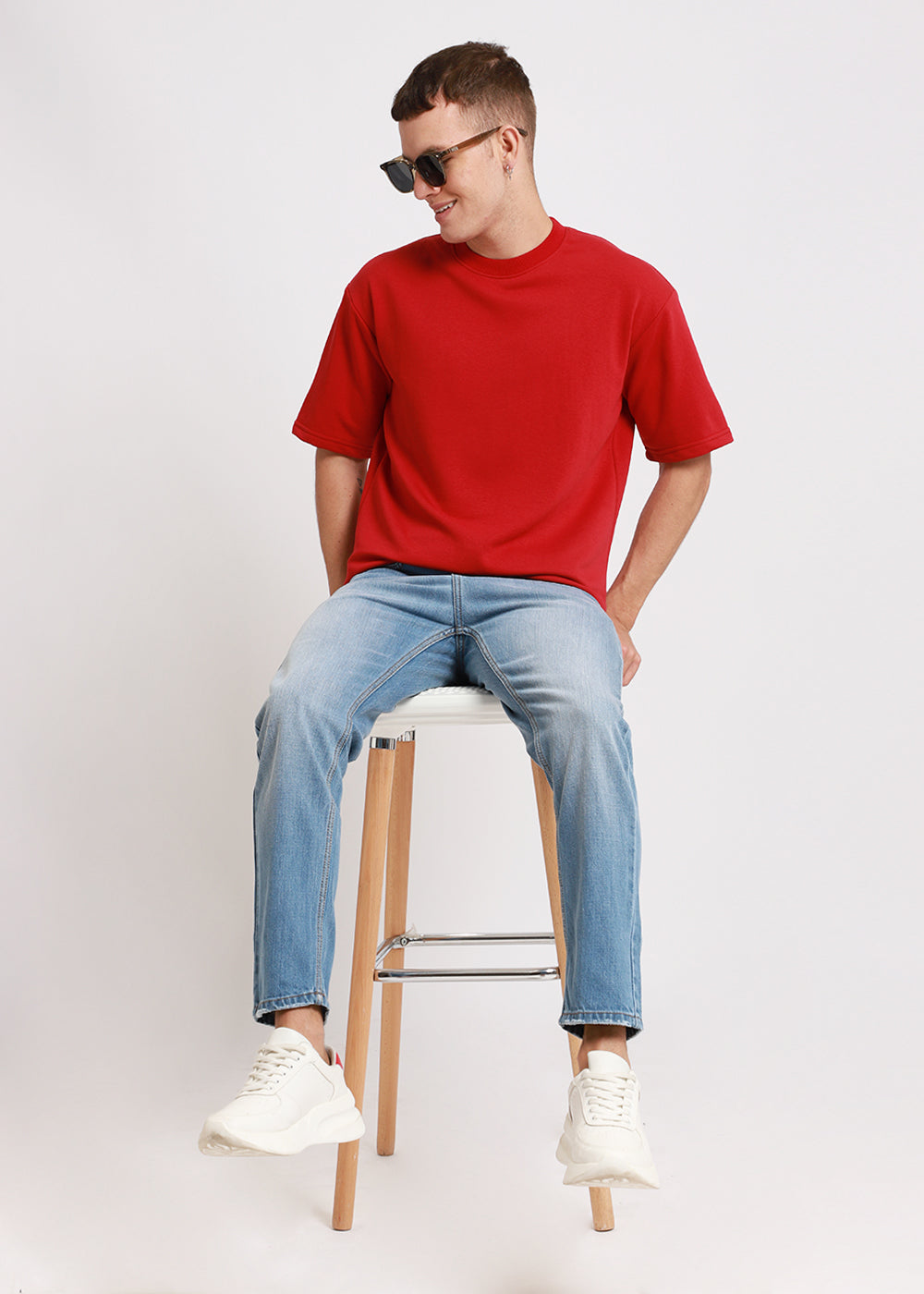 Sea Blue Slim fit Jeans