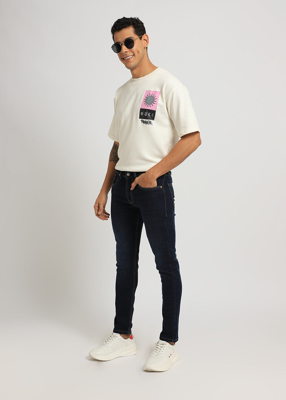 Zeel Blue Slim fit Jeans