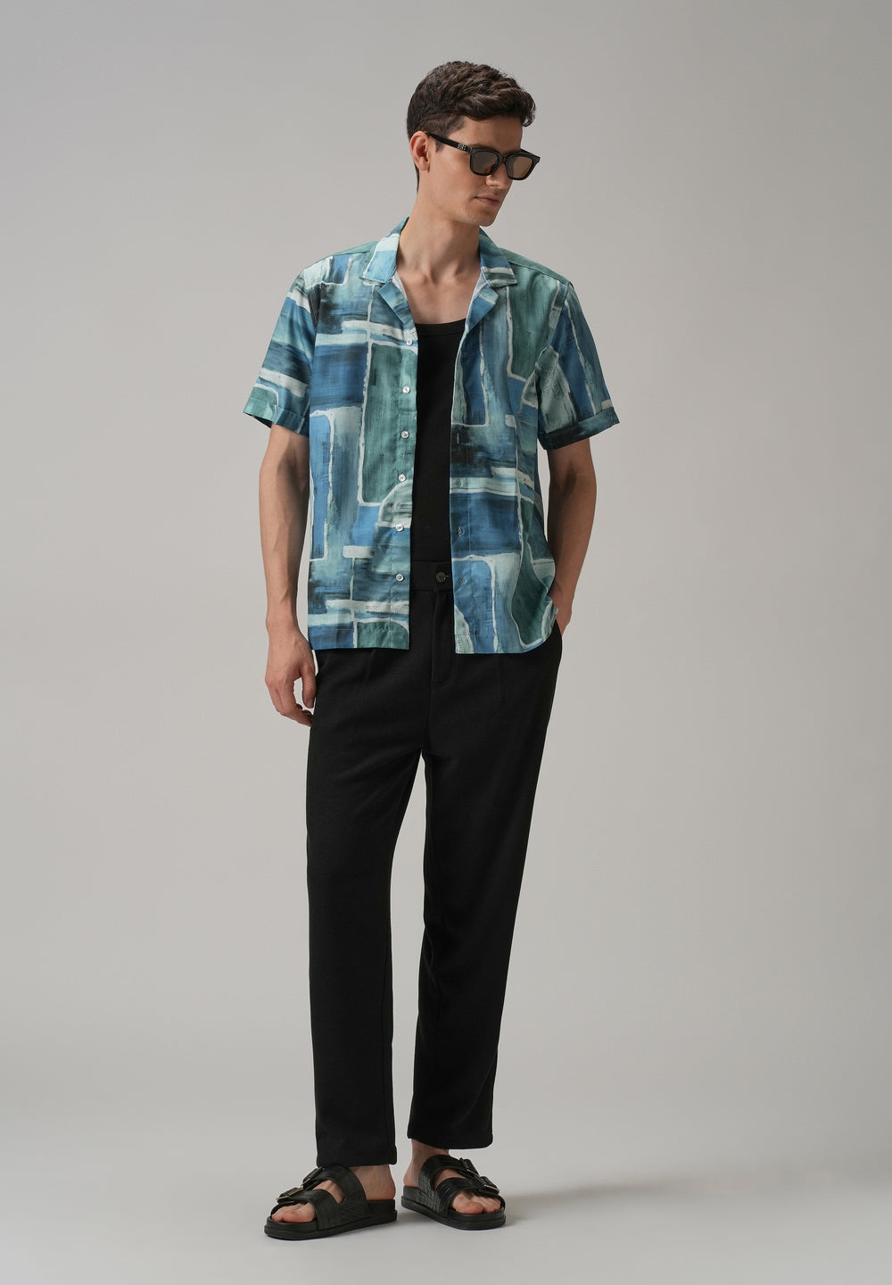 Abstract Art Half Sleeve Shirt