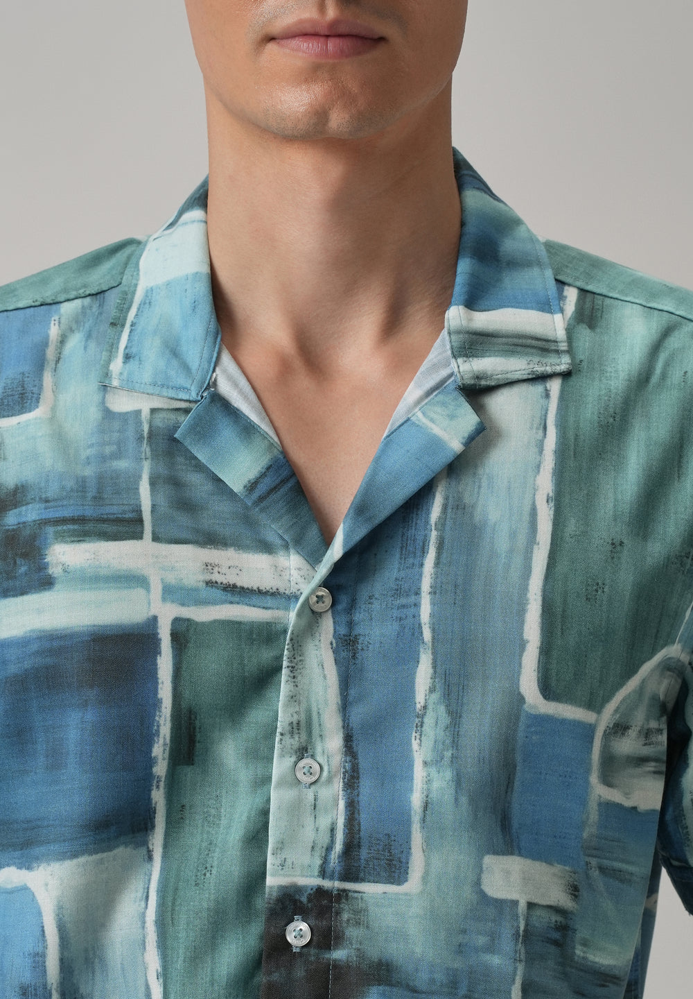 Abstract Art Half Sleeve Shirt