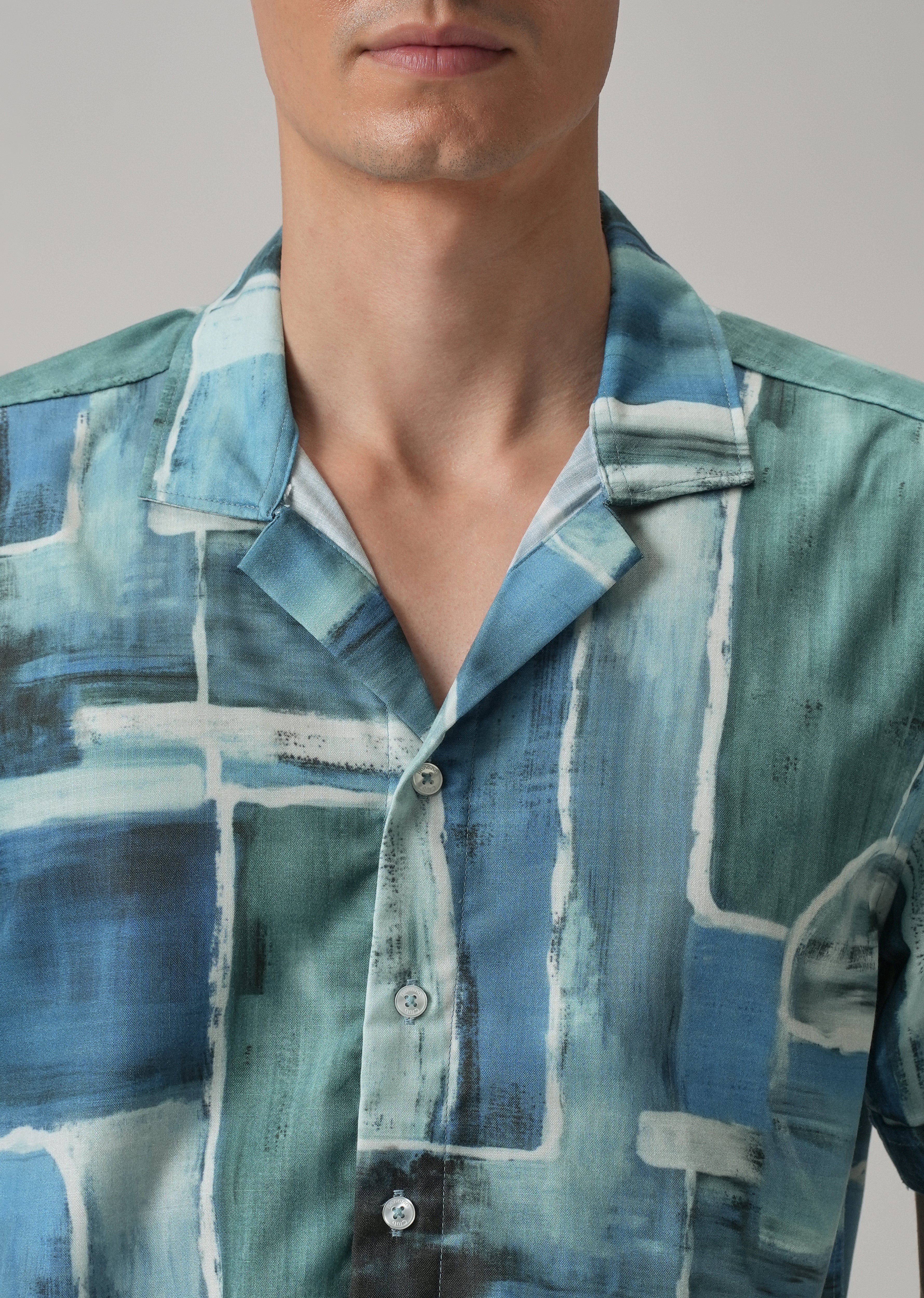 Abstract Art Half Sleeve Shirt