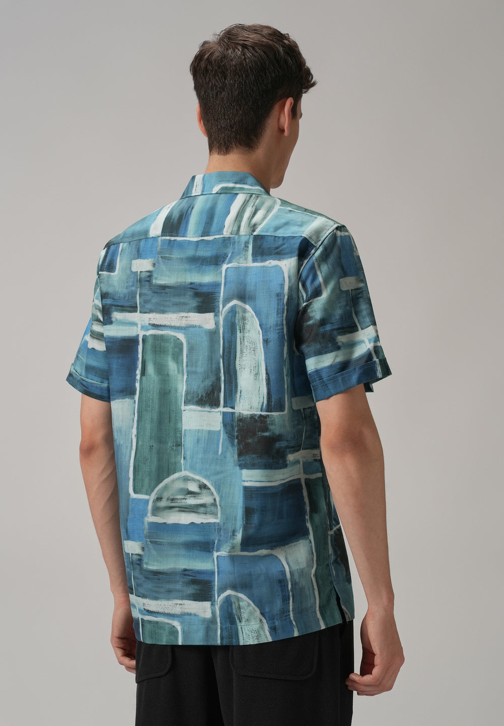 Abstract Art Half Sleeve Shirt