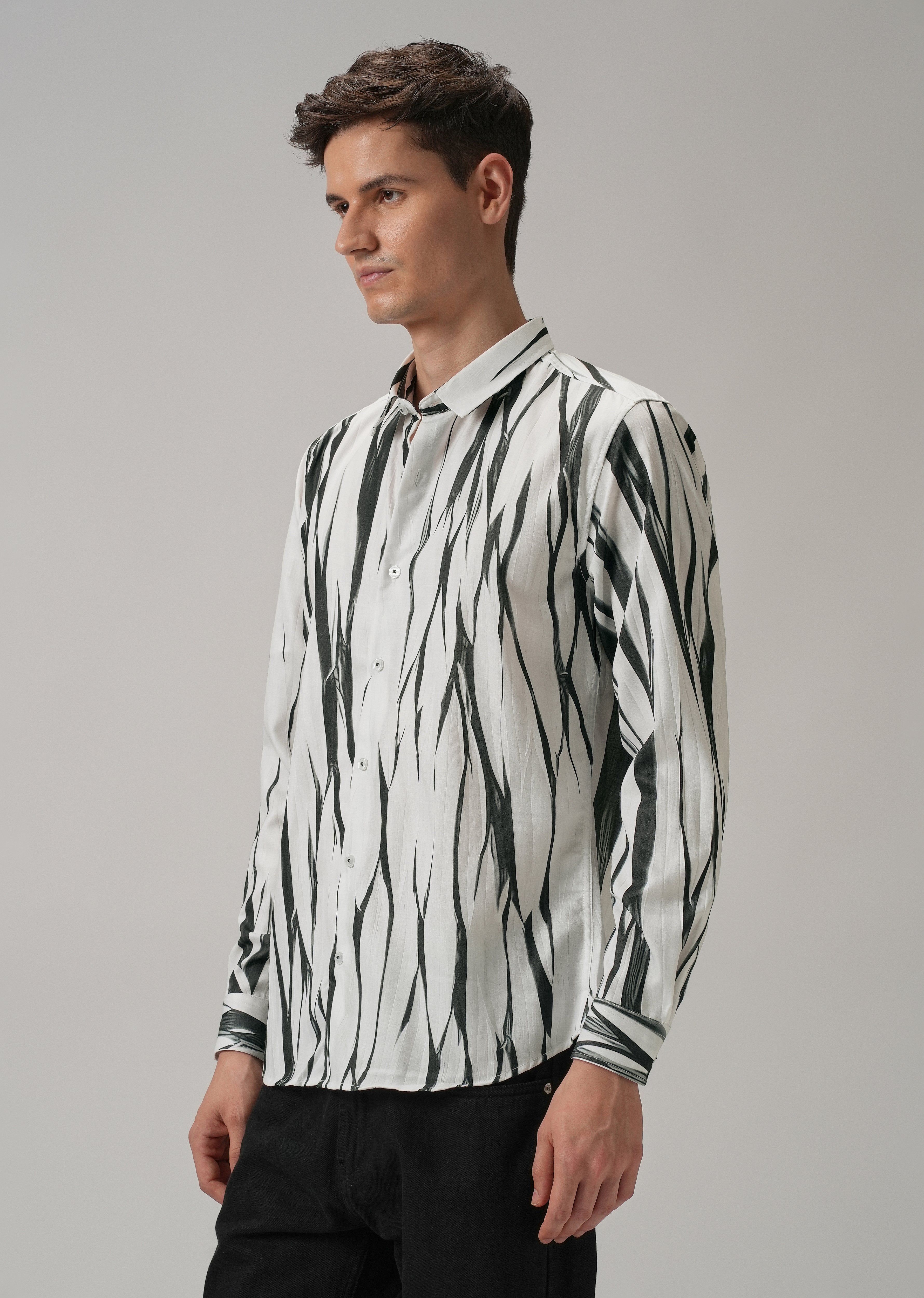 Abstract Black Shirt