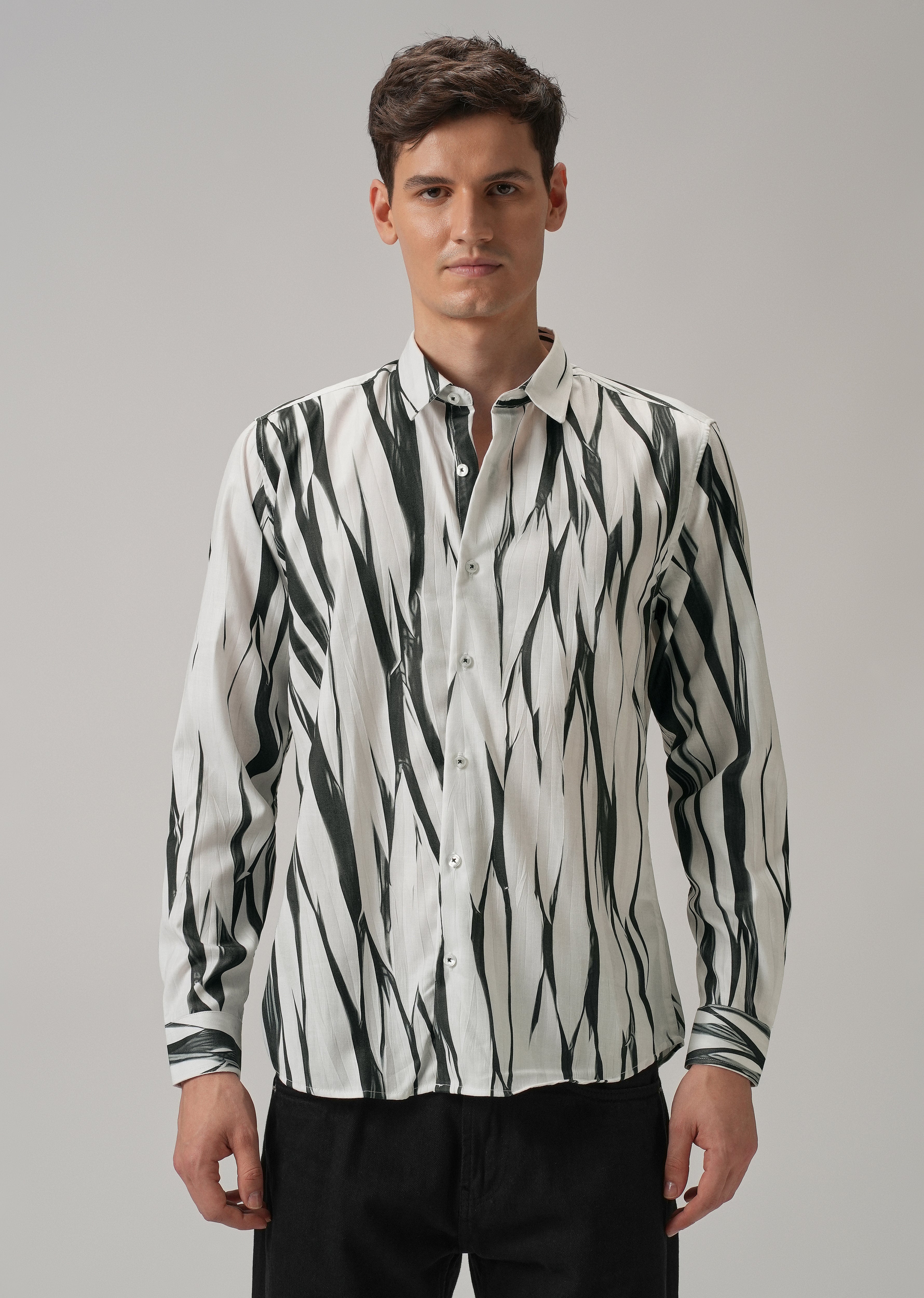 Abstract Black Shirt