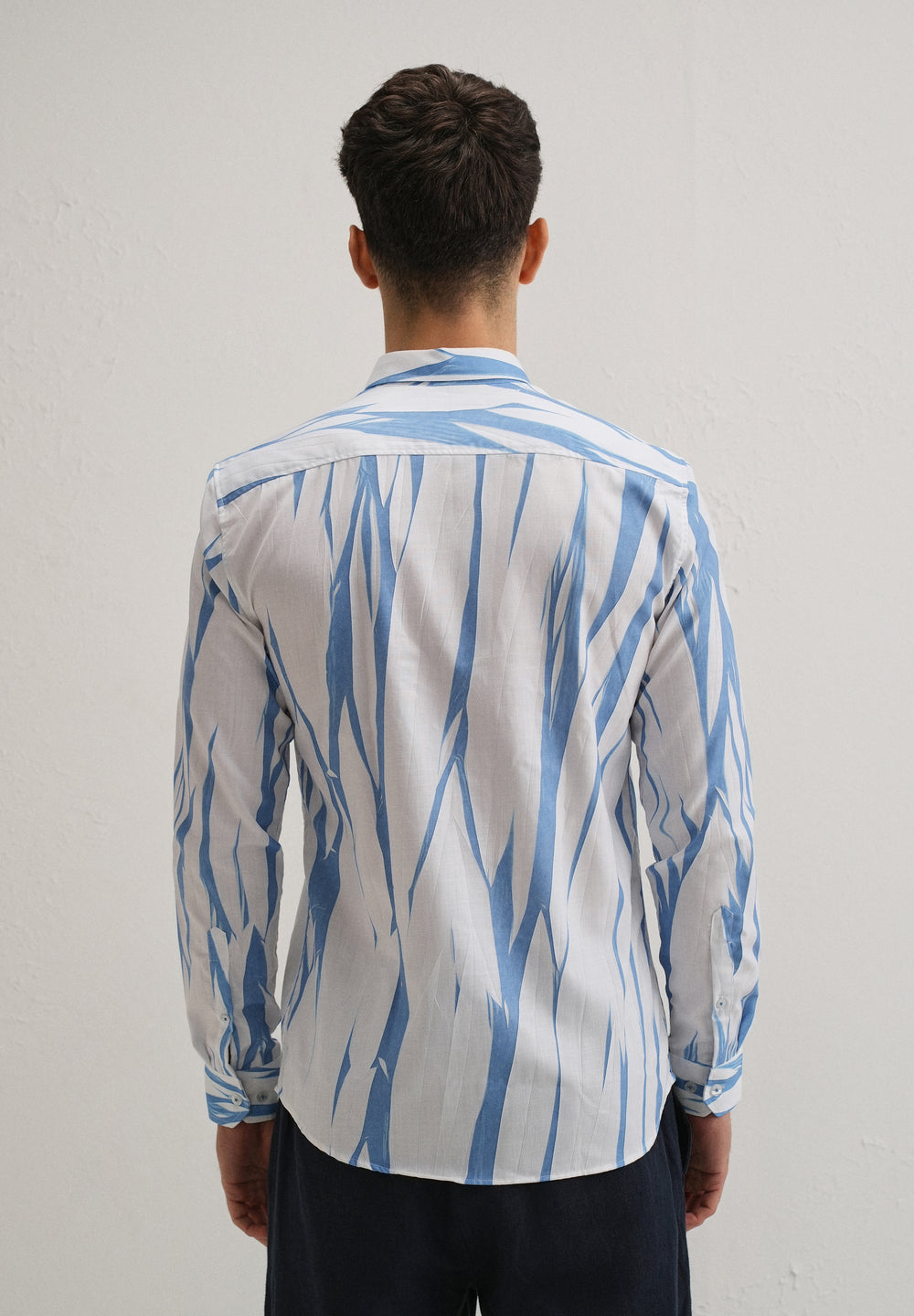 Abstract Blue Shirt