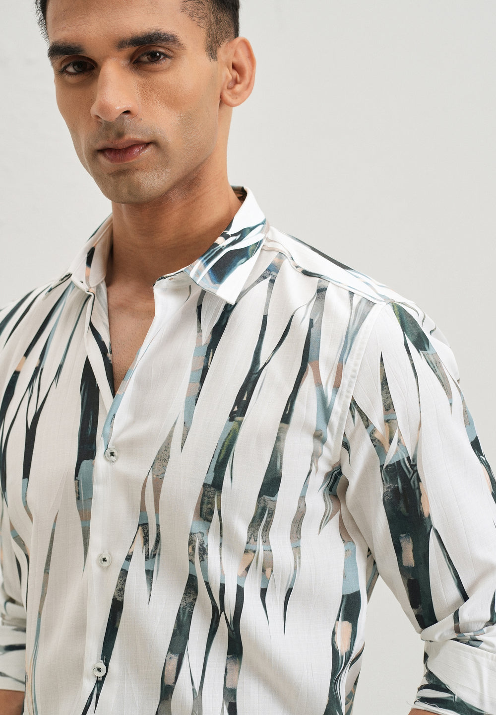 Abstract Green Shirt