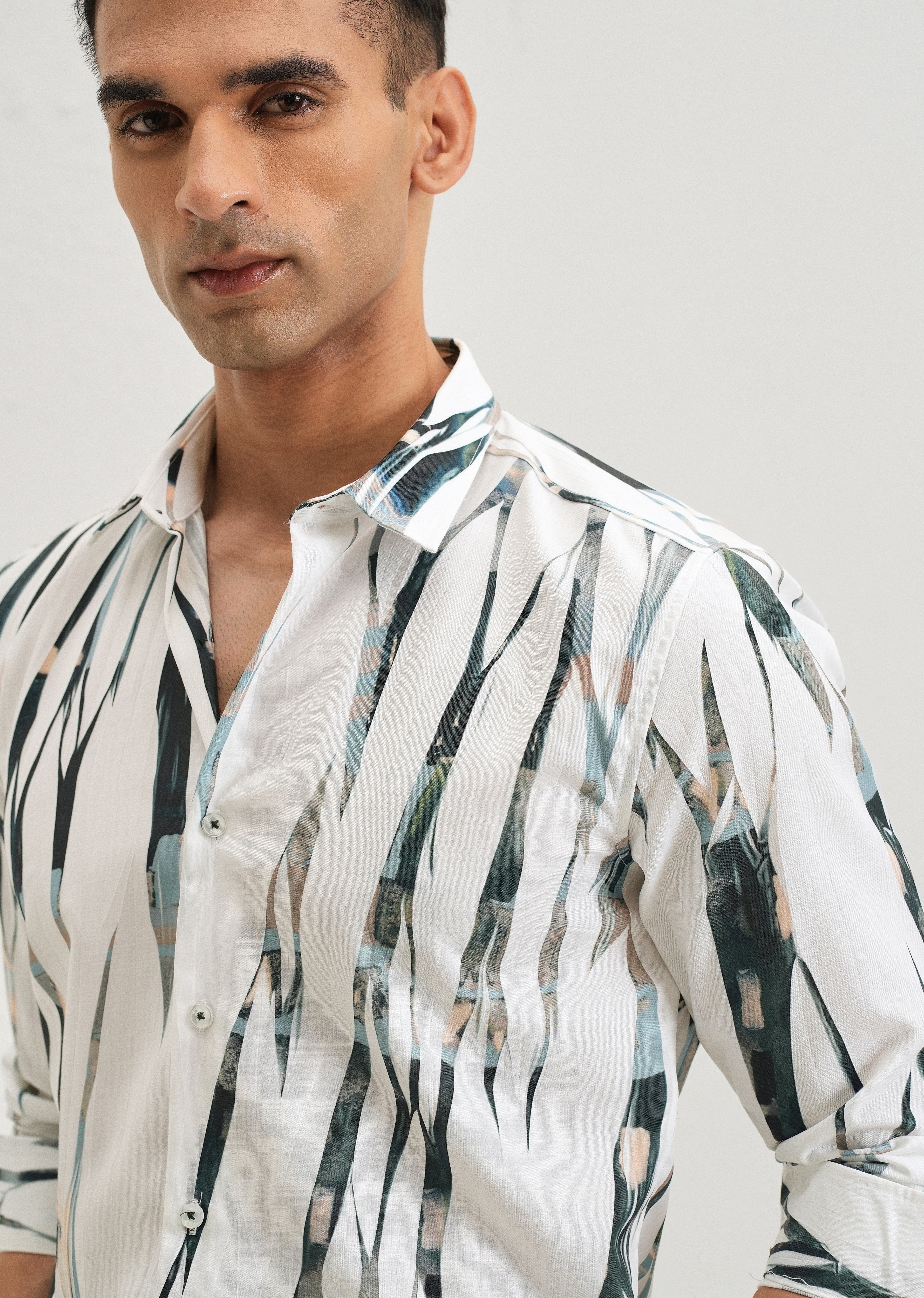 Abstract Green Shirt