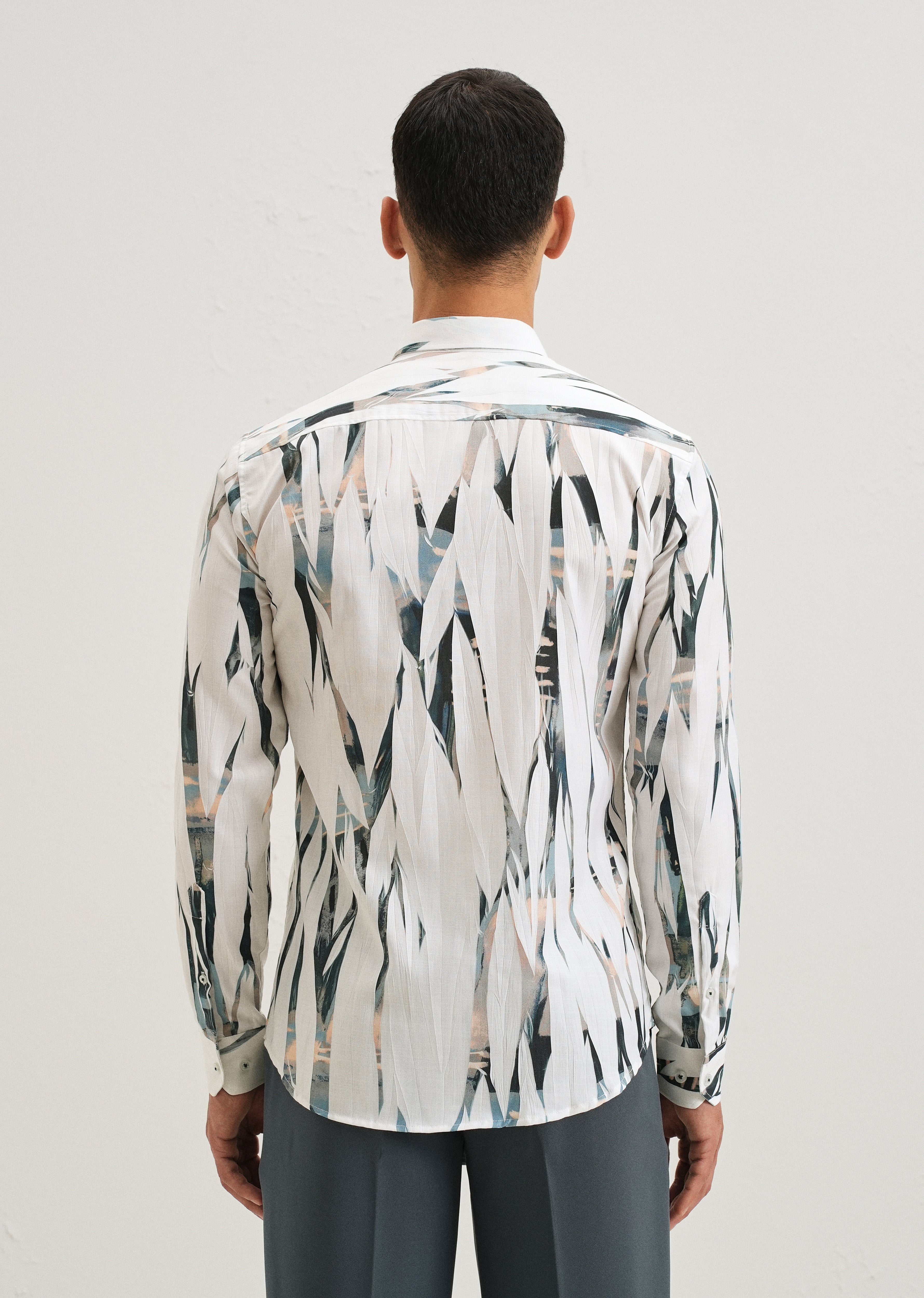 Abstract Green Shirt