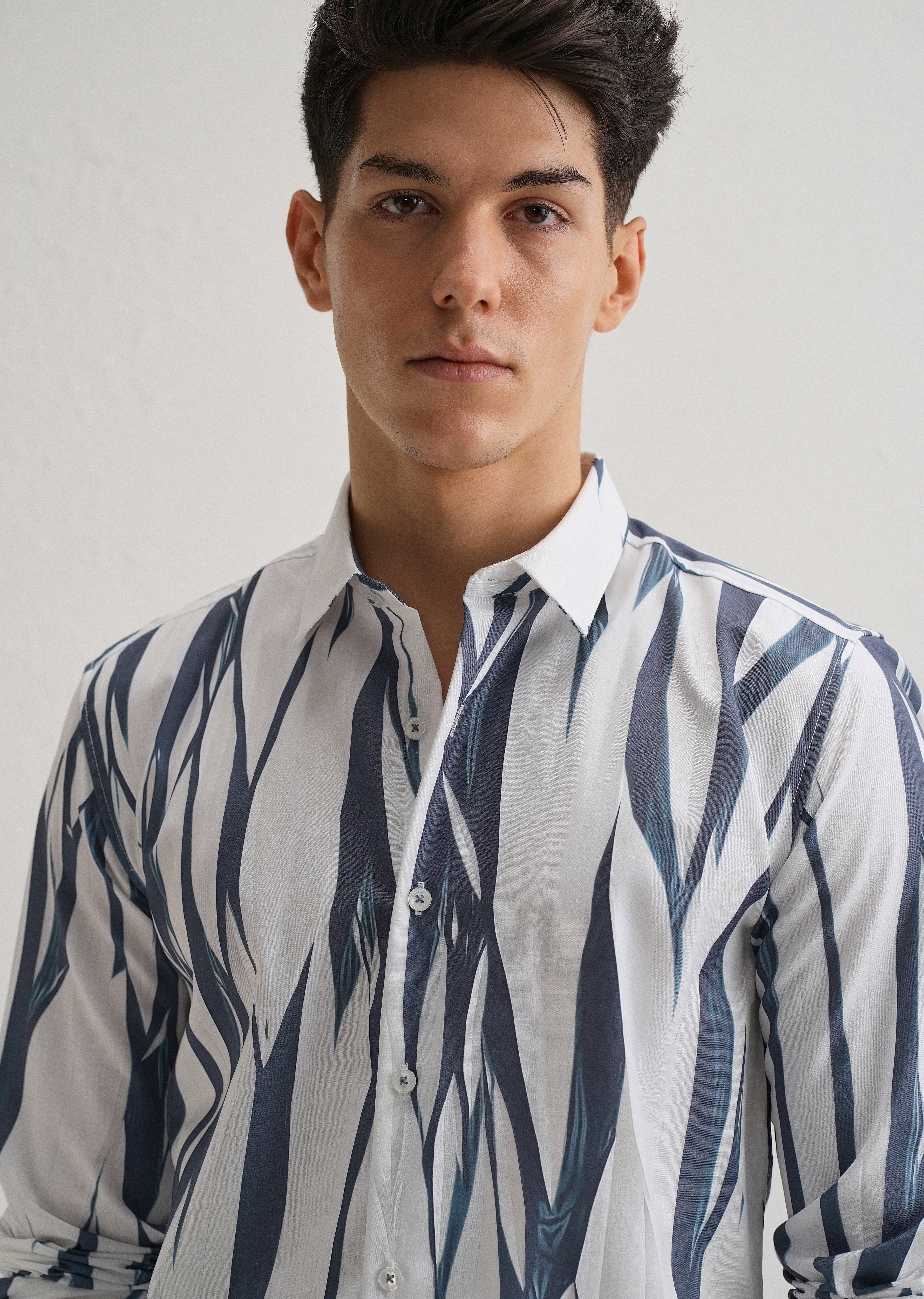 Abstract Grey Shirt