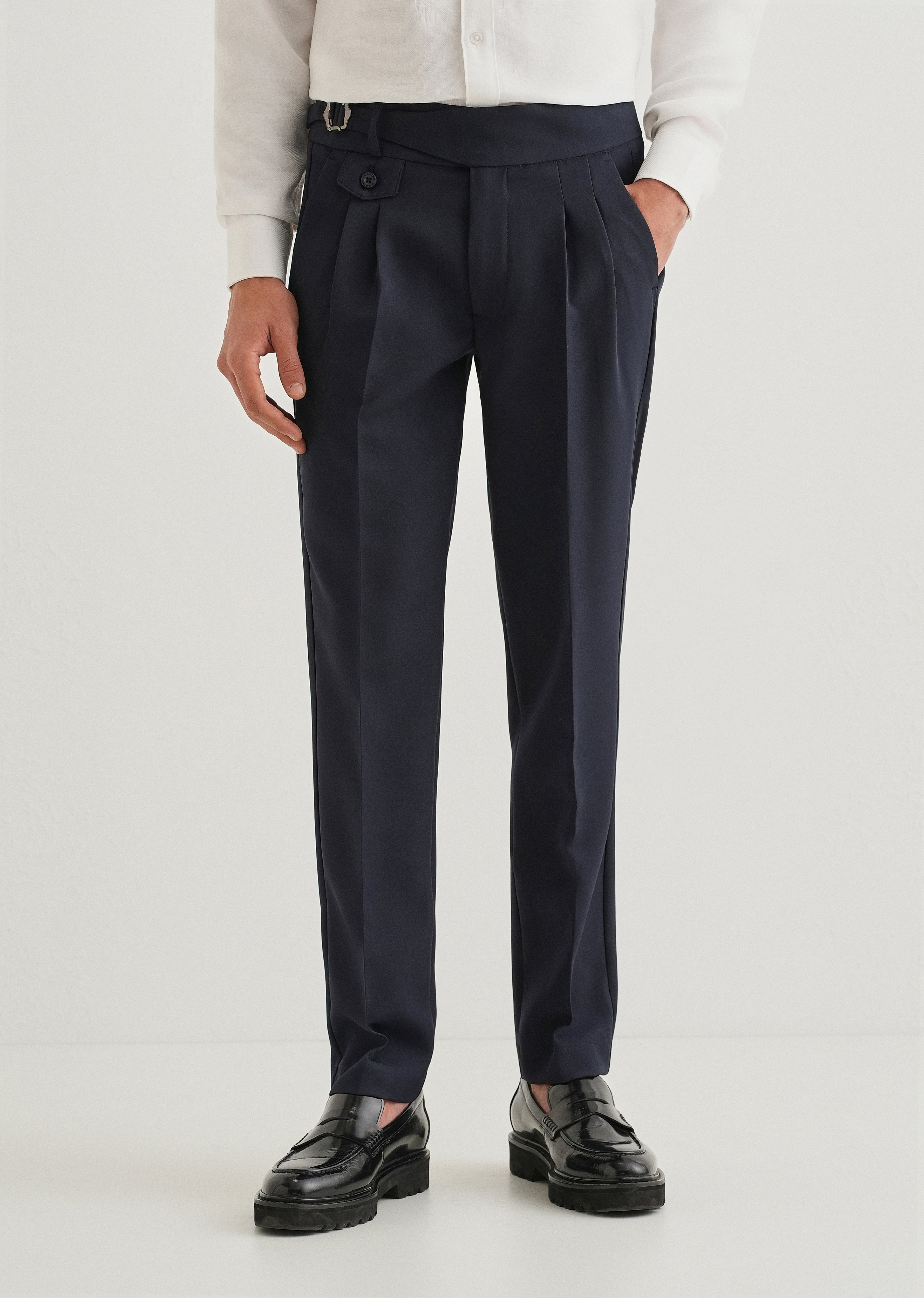 Abyss Blue Gurkha Pant