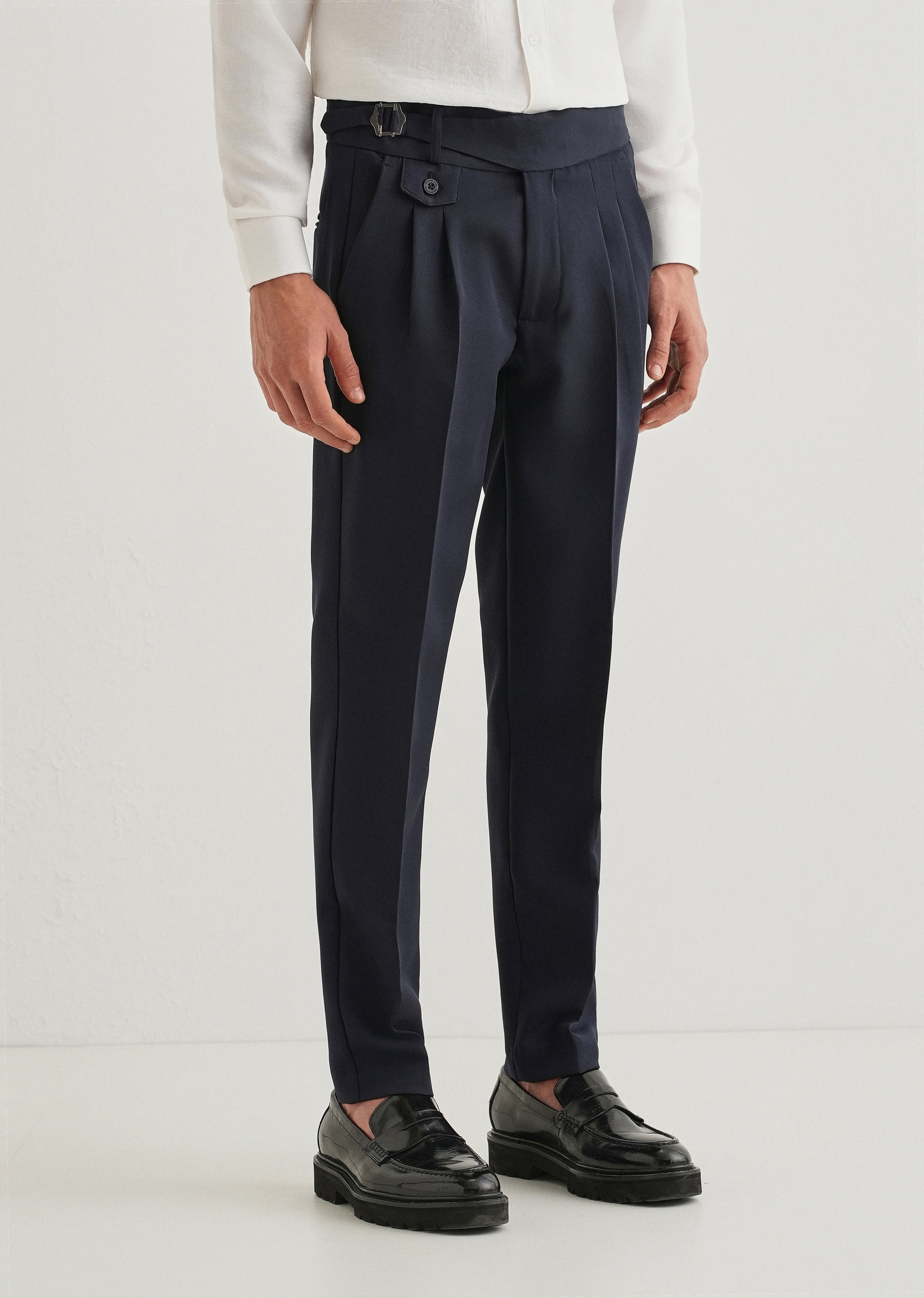 Abyss Blue Gurkha Pant