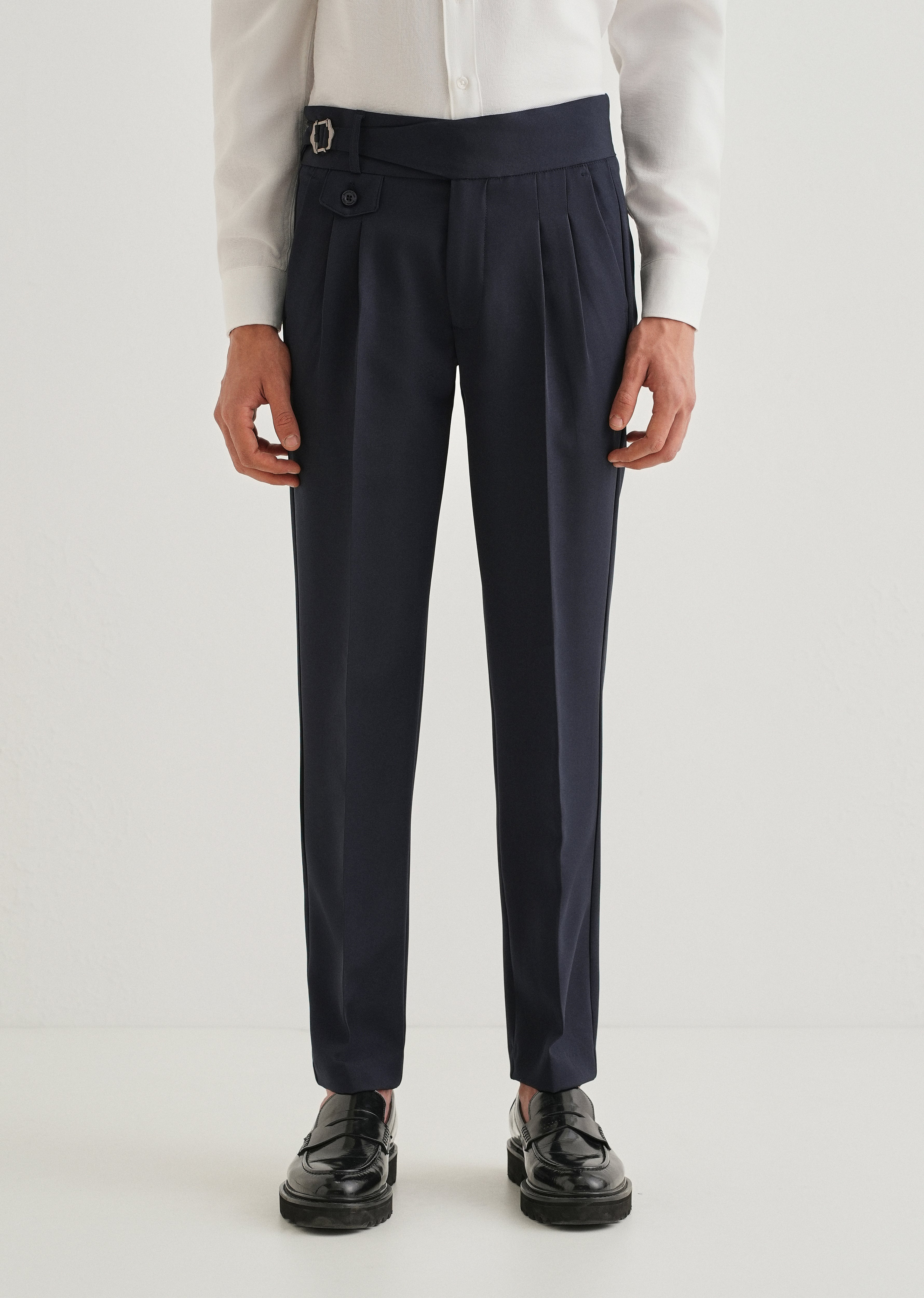 Abyss Blue Gurkha Pant