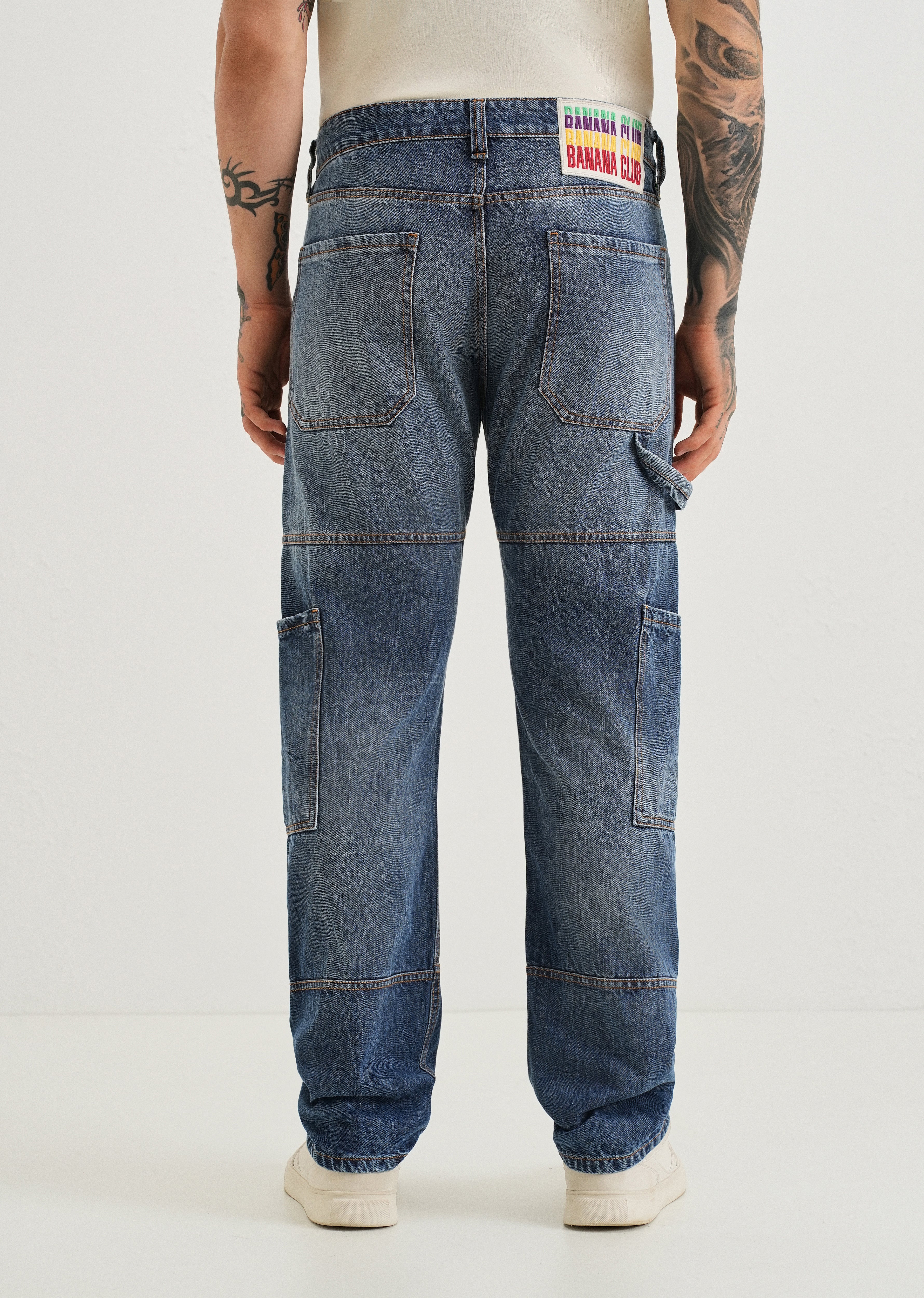 Aero Blue Baggy fit Jeans