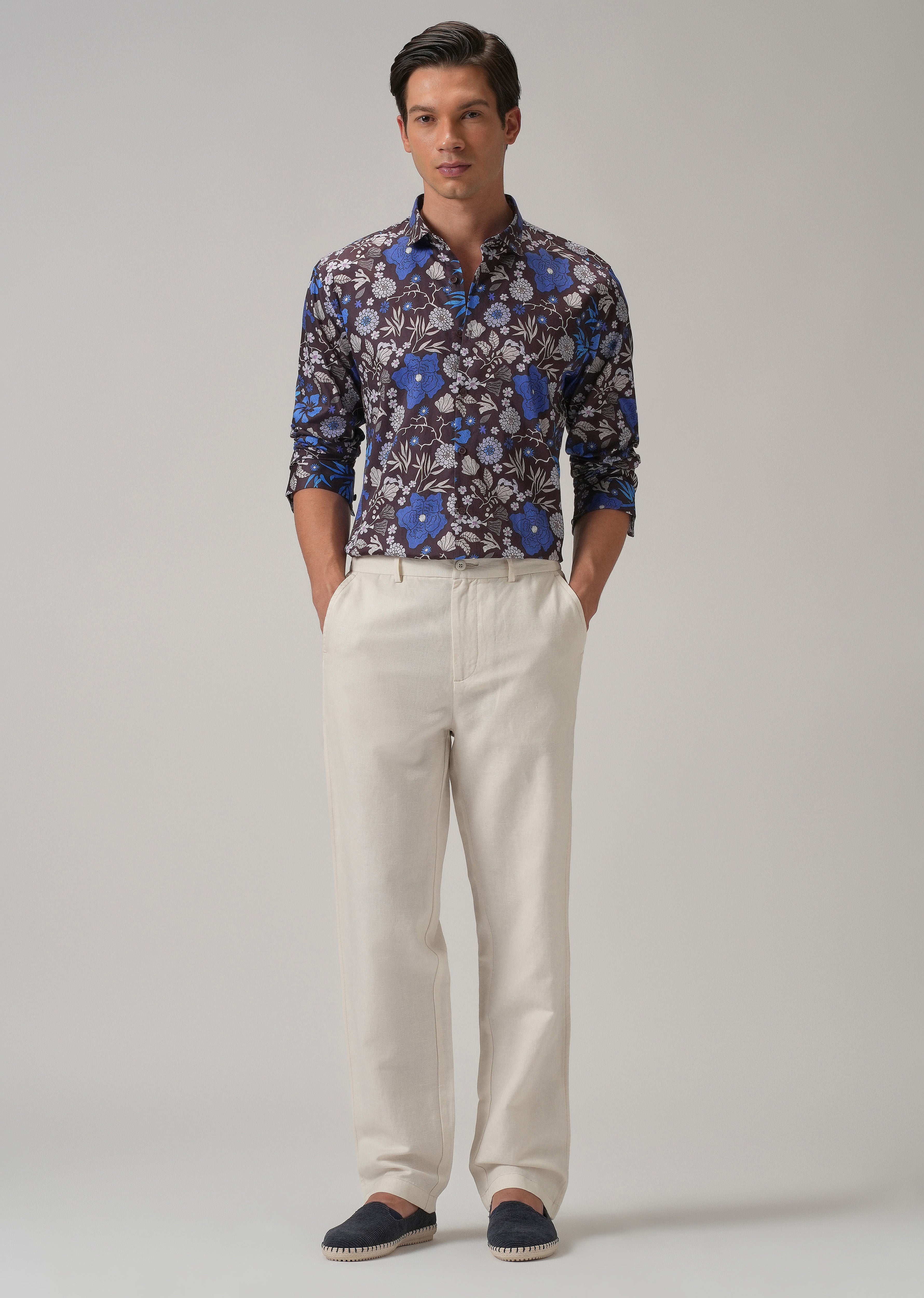 All Over Floral Printed Full Sleeve Shirt