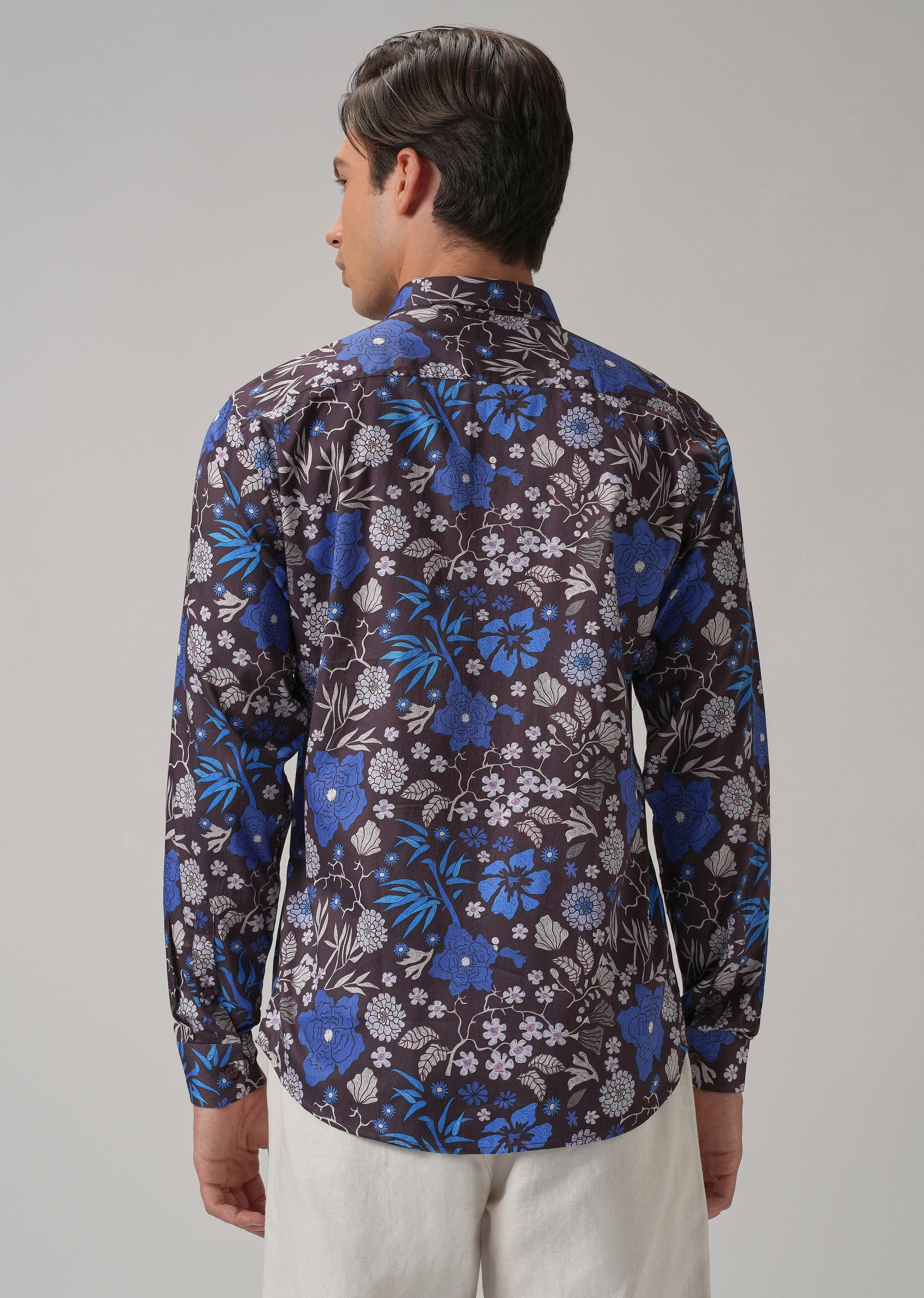 All Over Floral Printed Full Sleeve Shirt