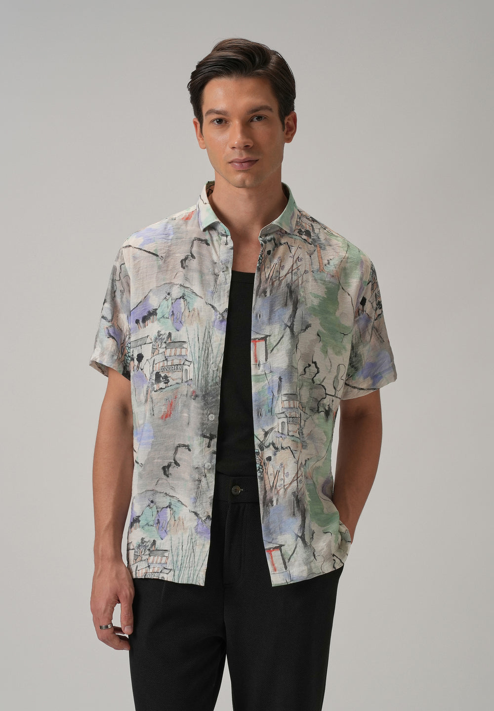 Alpine Aura Printed Shirt