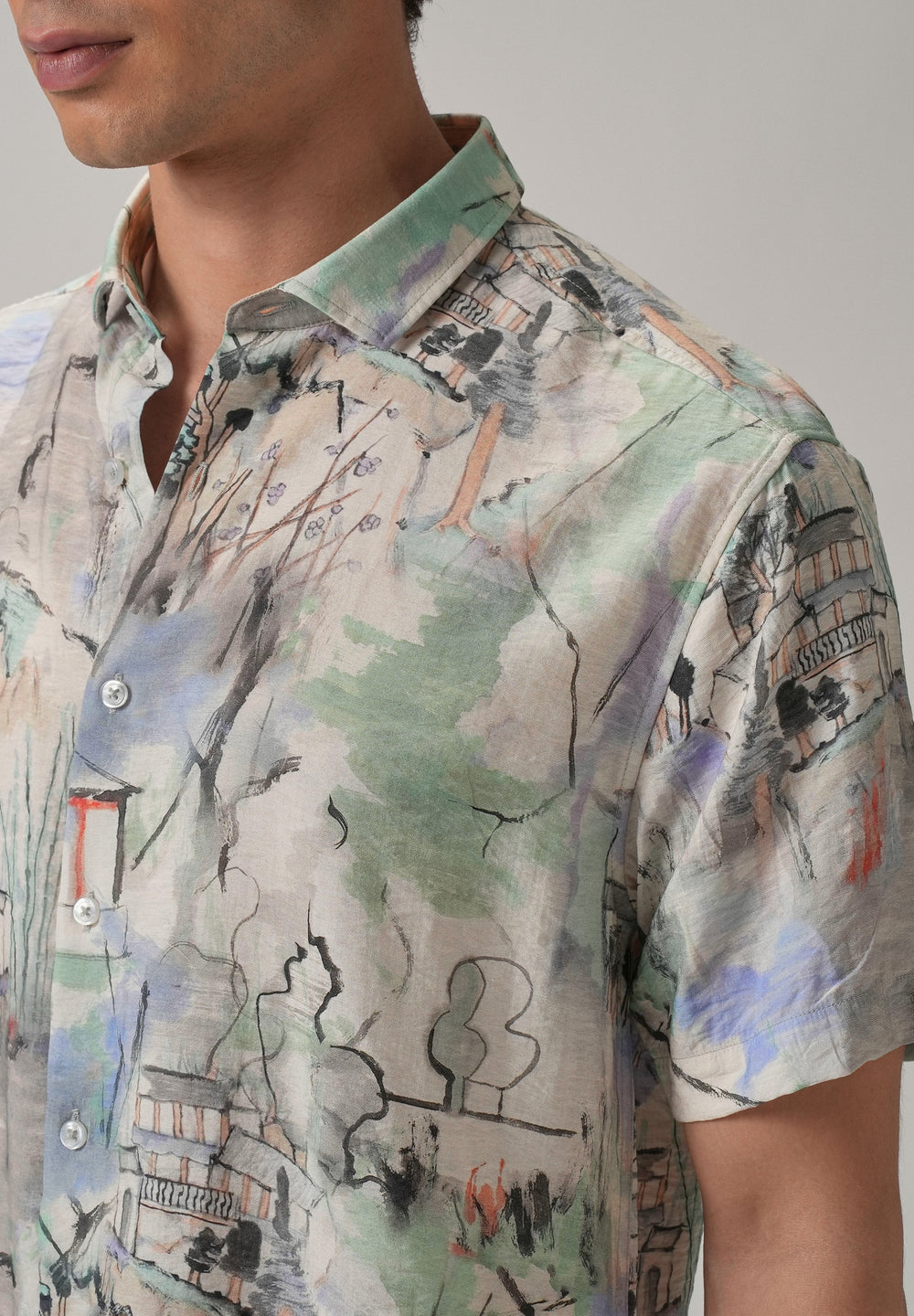 Alpine Aura Printed Shirt