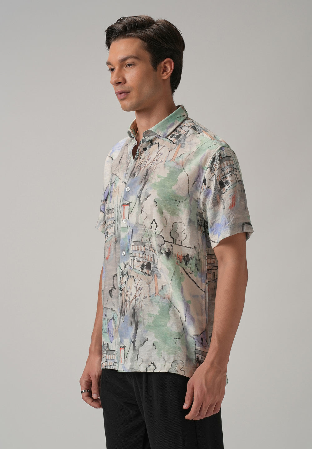 Alpine Aura Printed Shirt