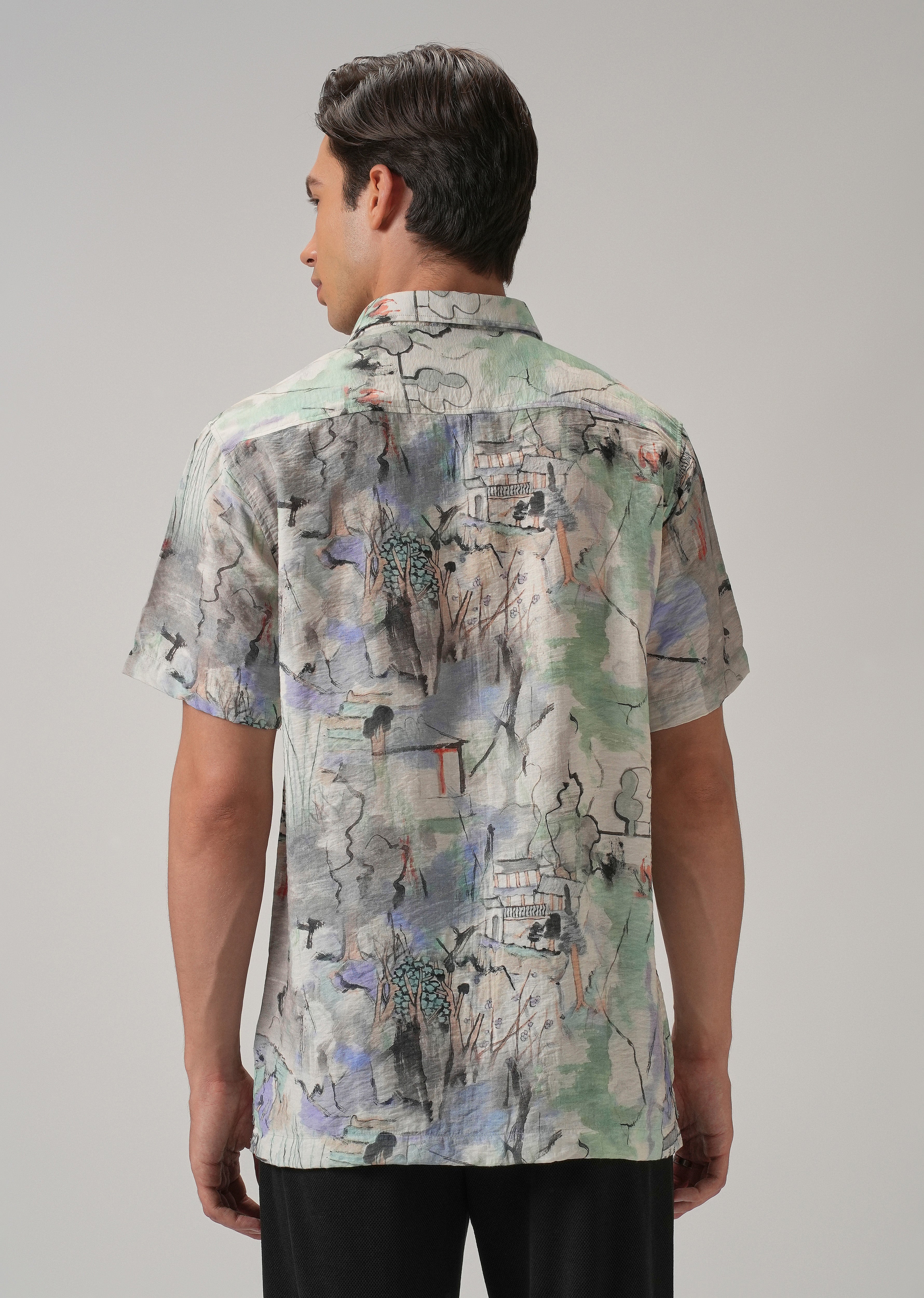 Alpine Aura Printed Shirt