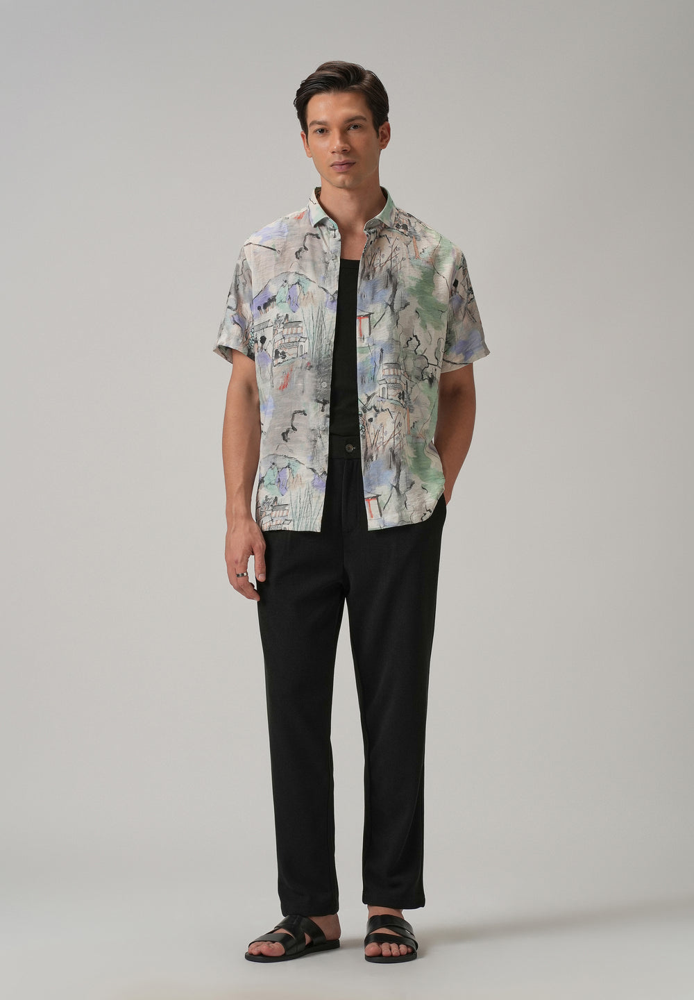 Alpine Aura Printed Shirt