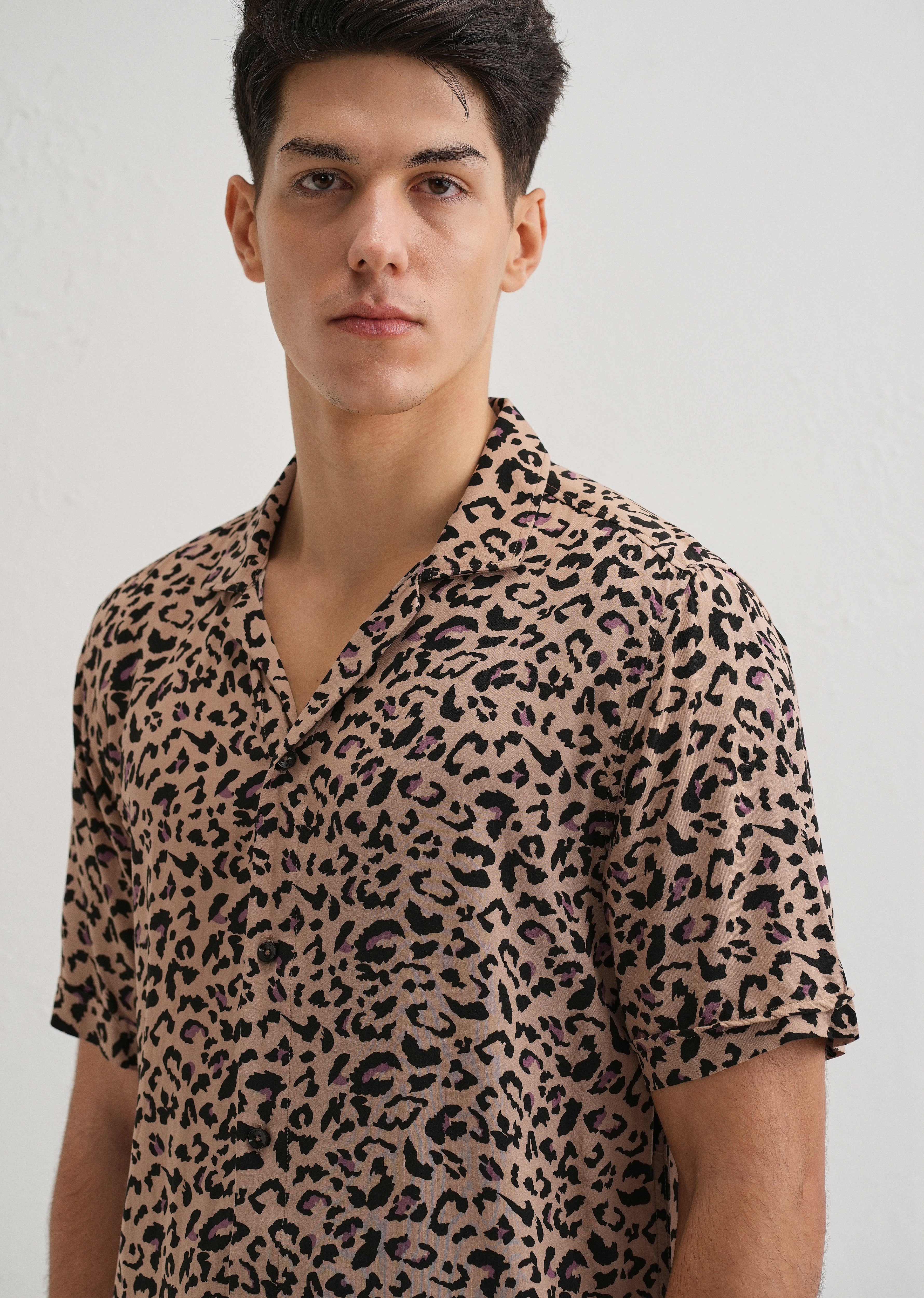 Animalistic Print Half sleeve shirt