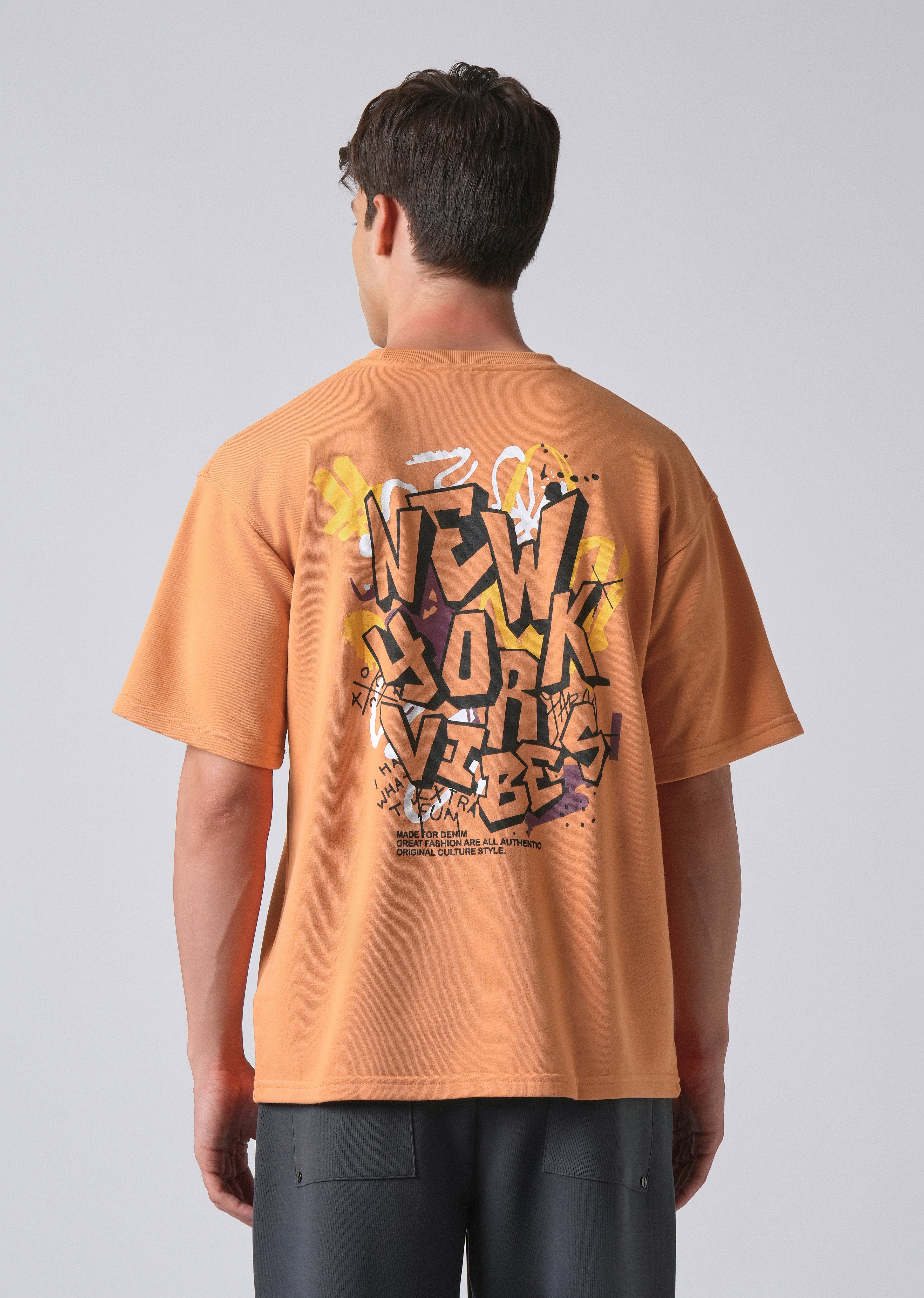 Apricot Orange Oversized T-shirt