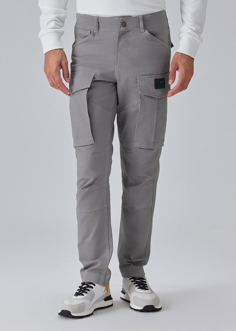 Aqua Gray Cargo Pant