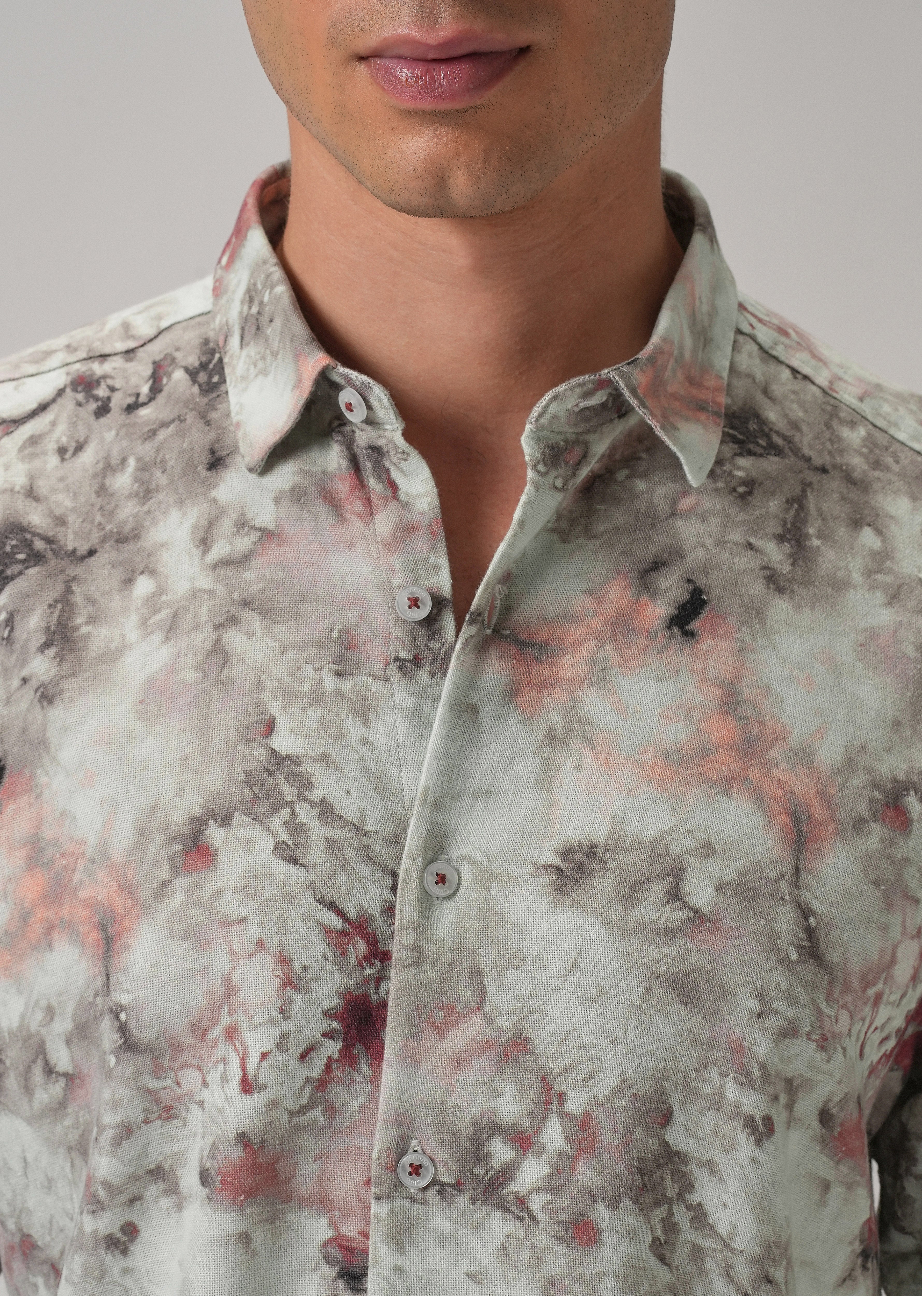 Aquarelle Abstract Half Sleeve shirt