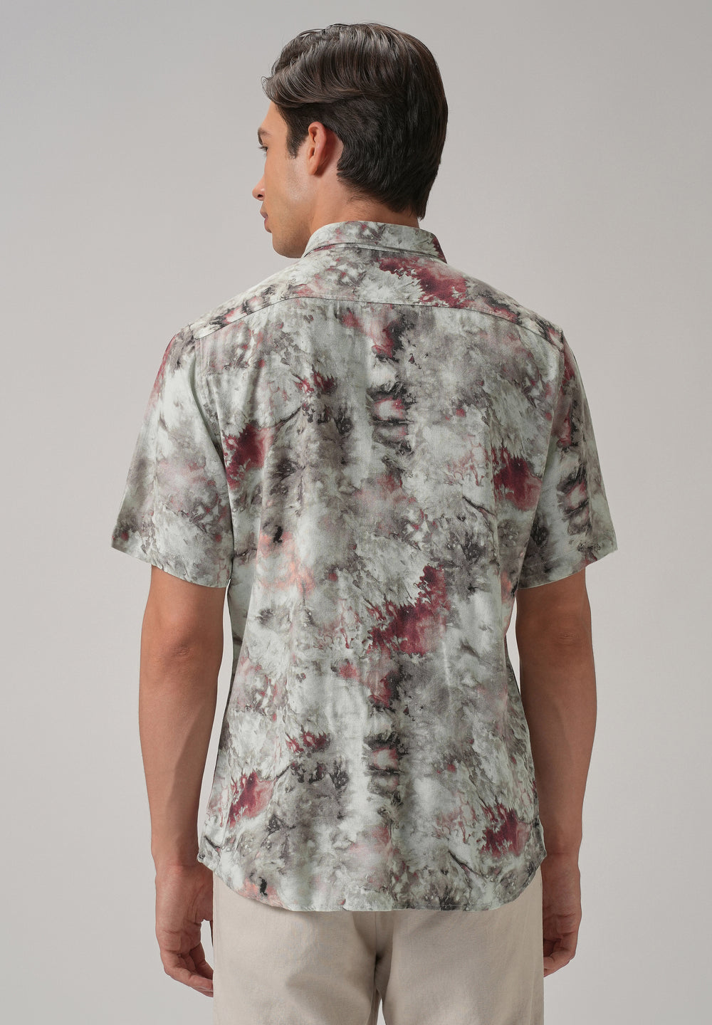 Aquarelle Abstract Half Sleeve shirt