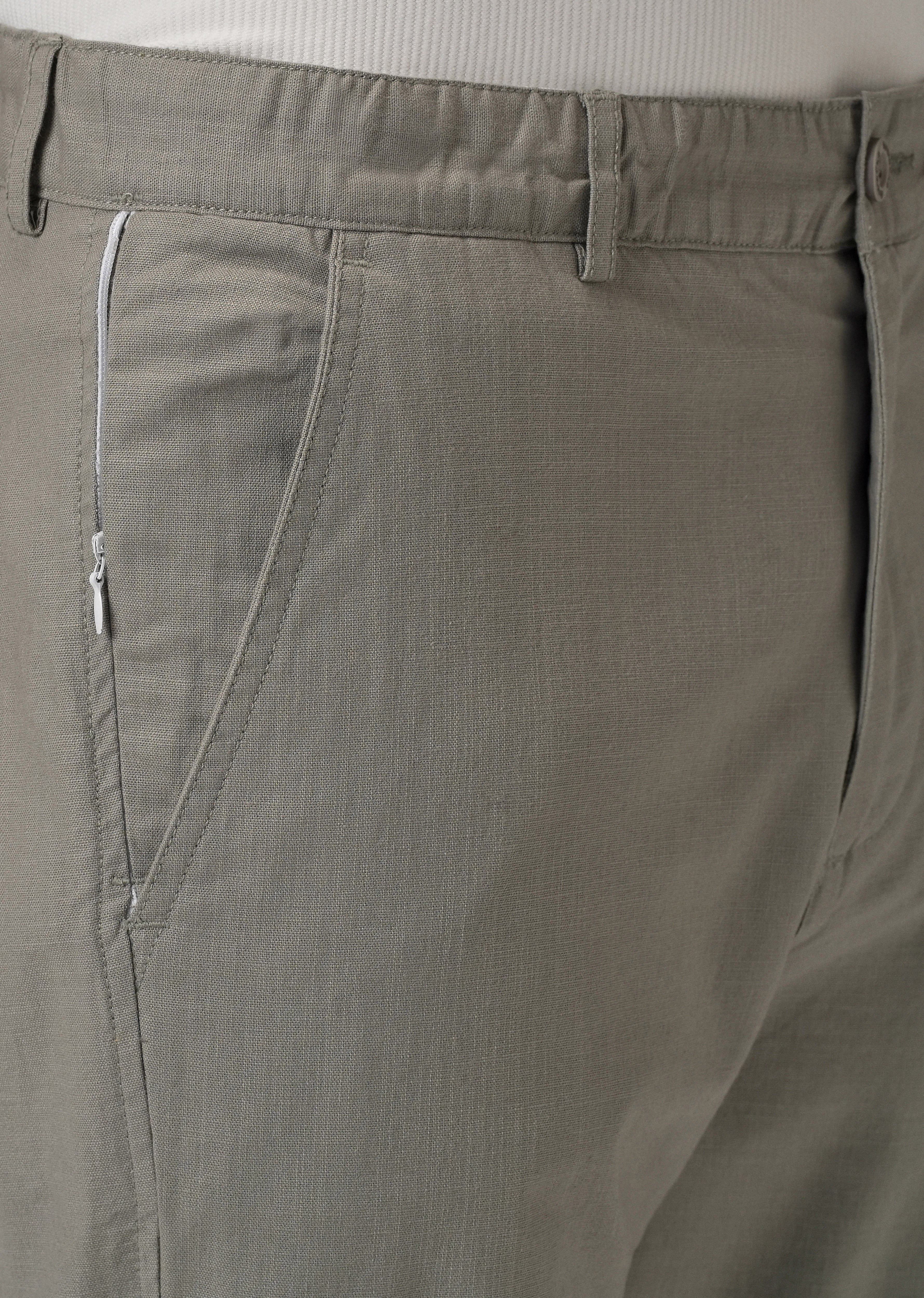 Ash Grey Cotton Trouser