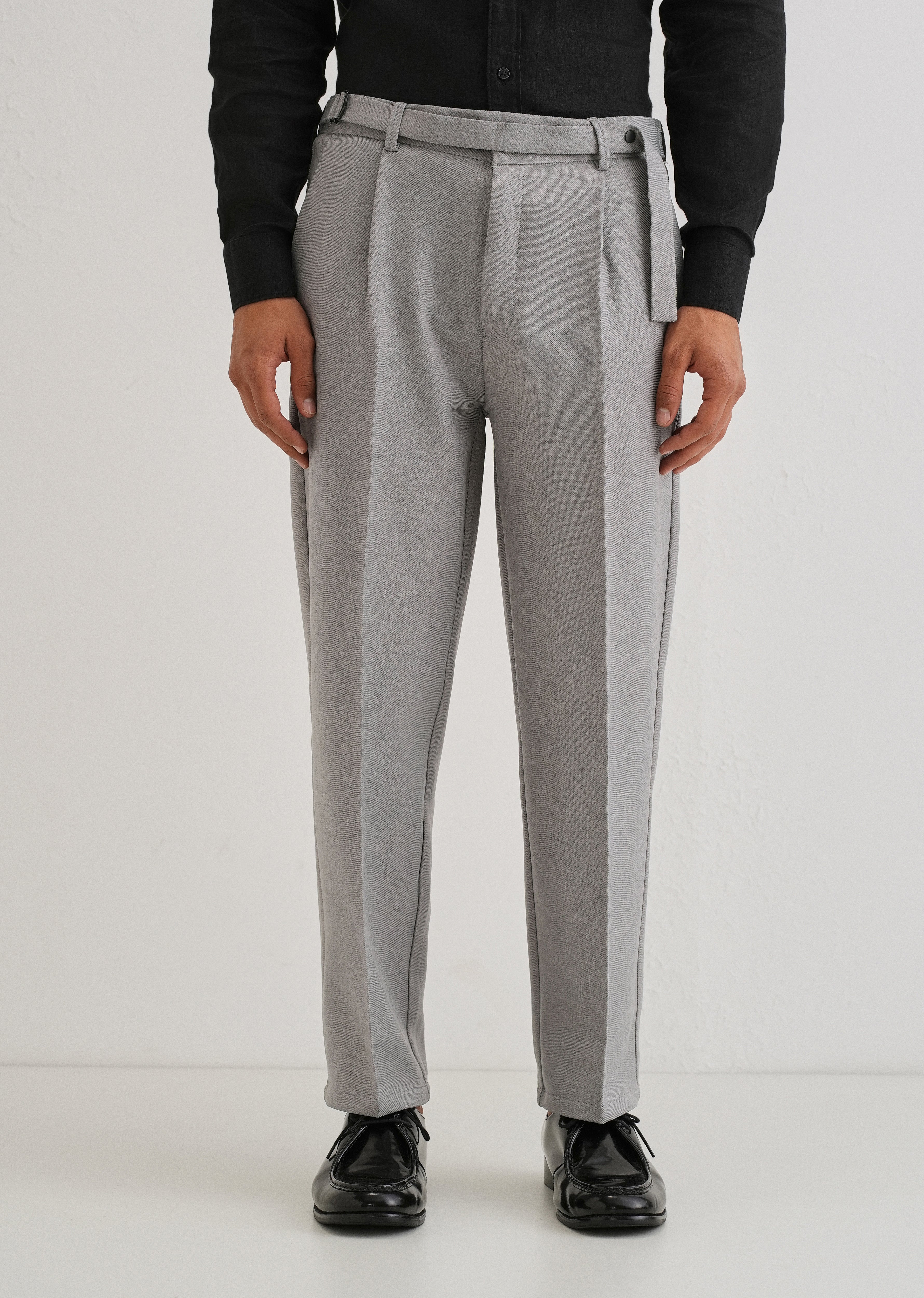 Ash Grey Gurkha Pant