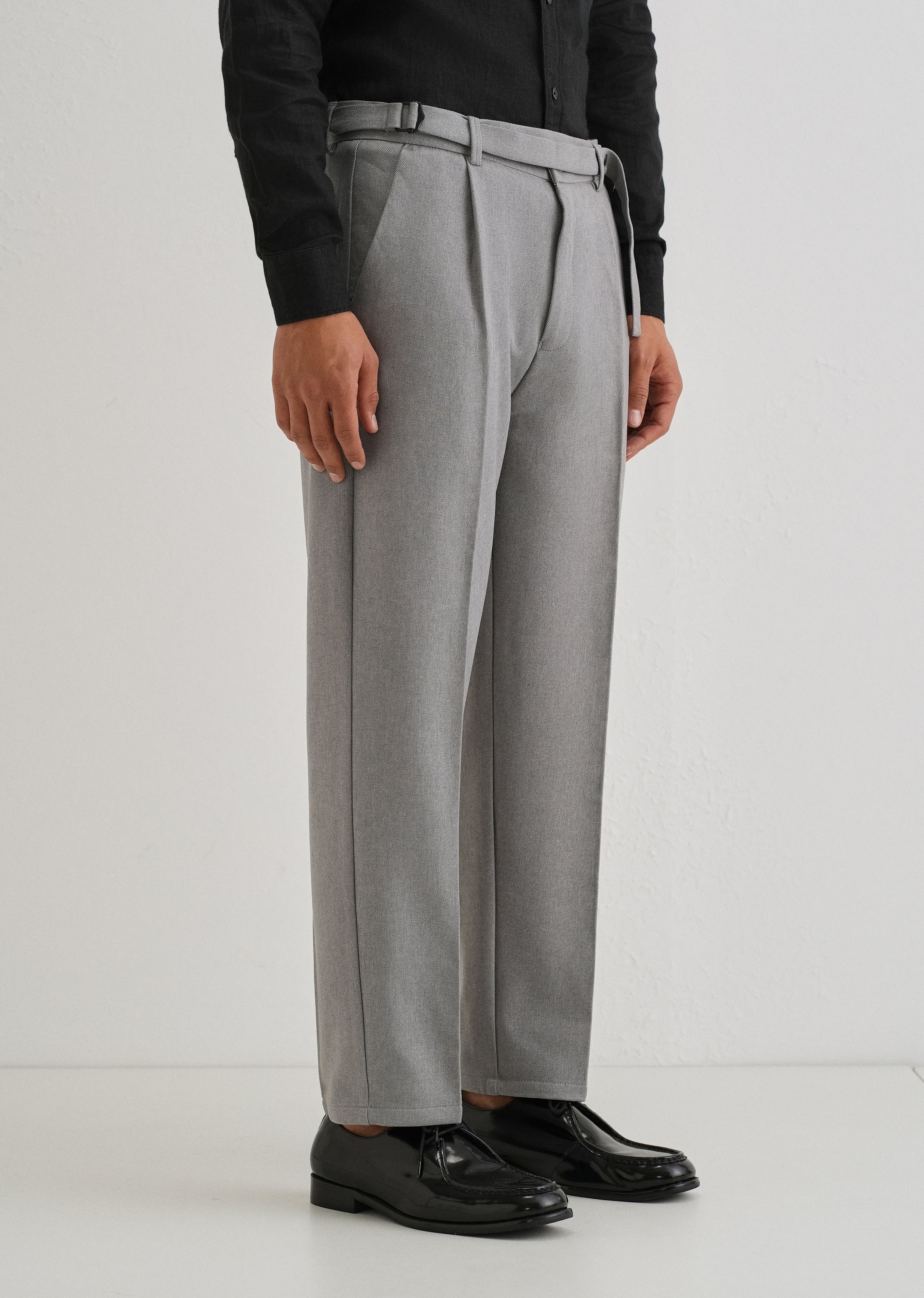 Ash Grey Gurkha Pant