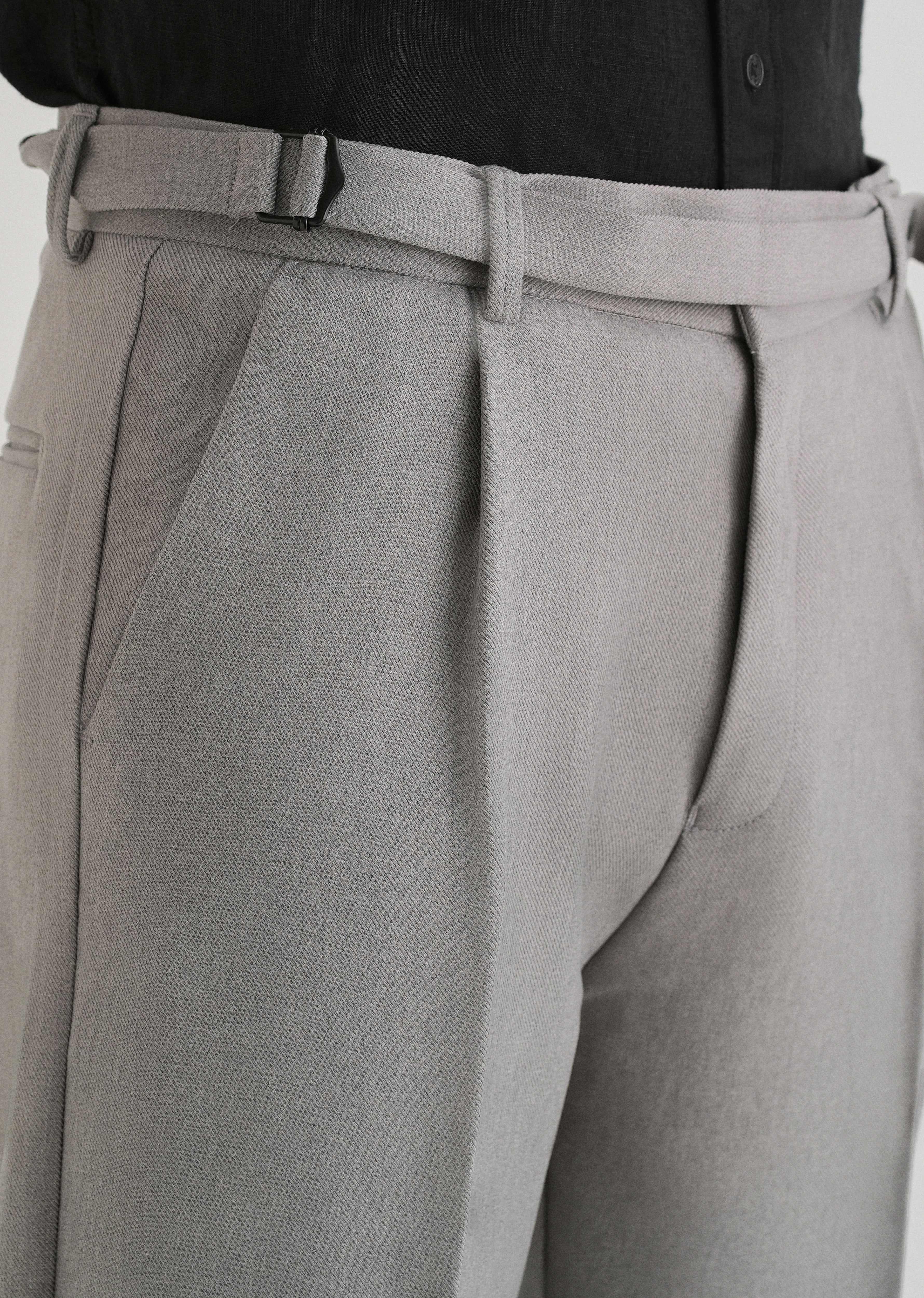 Ash Grey Gurkha Pant