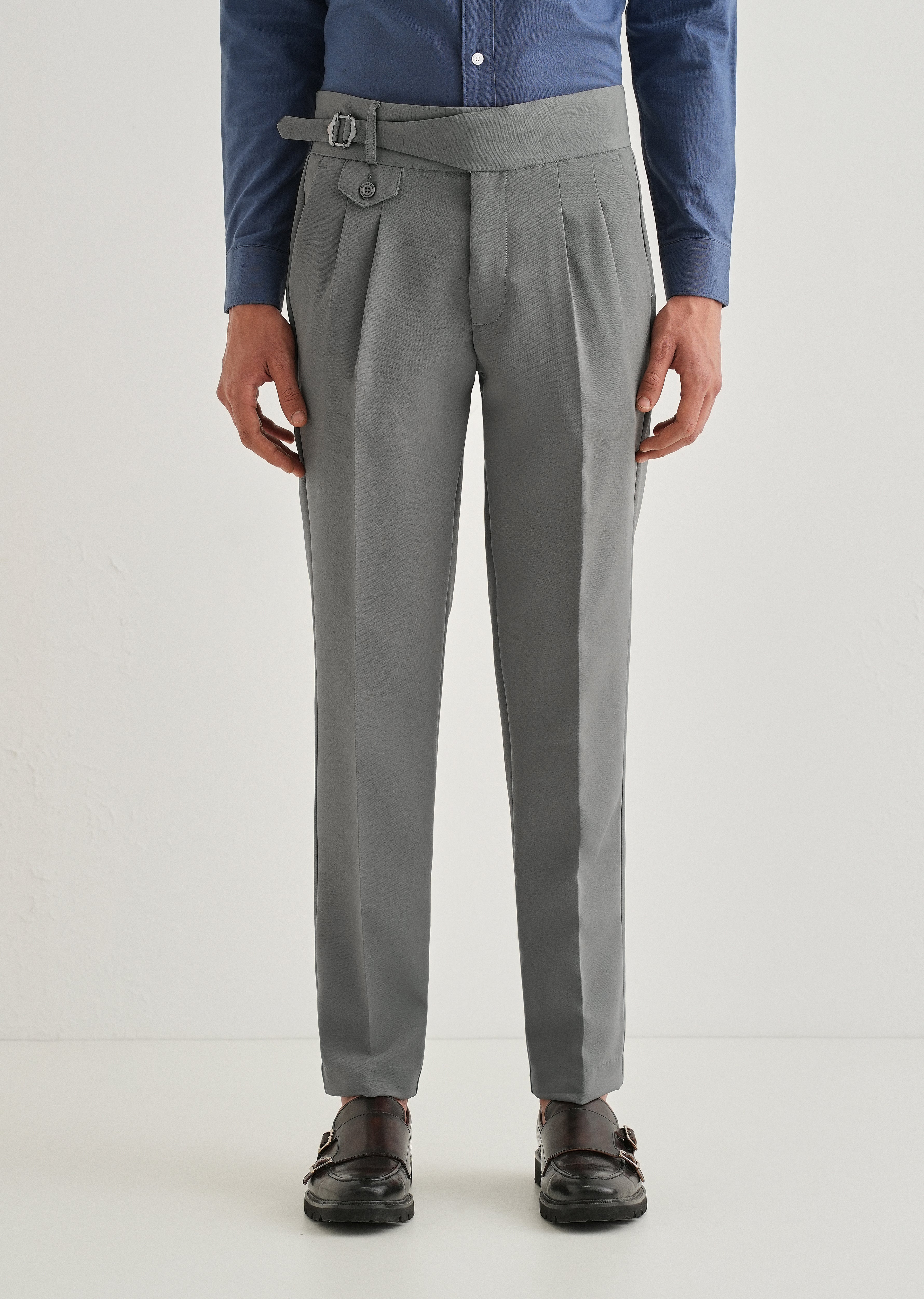 Ash Olive Gurkha Pant