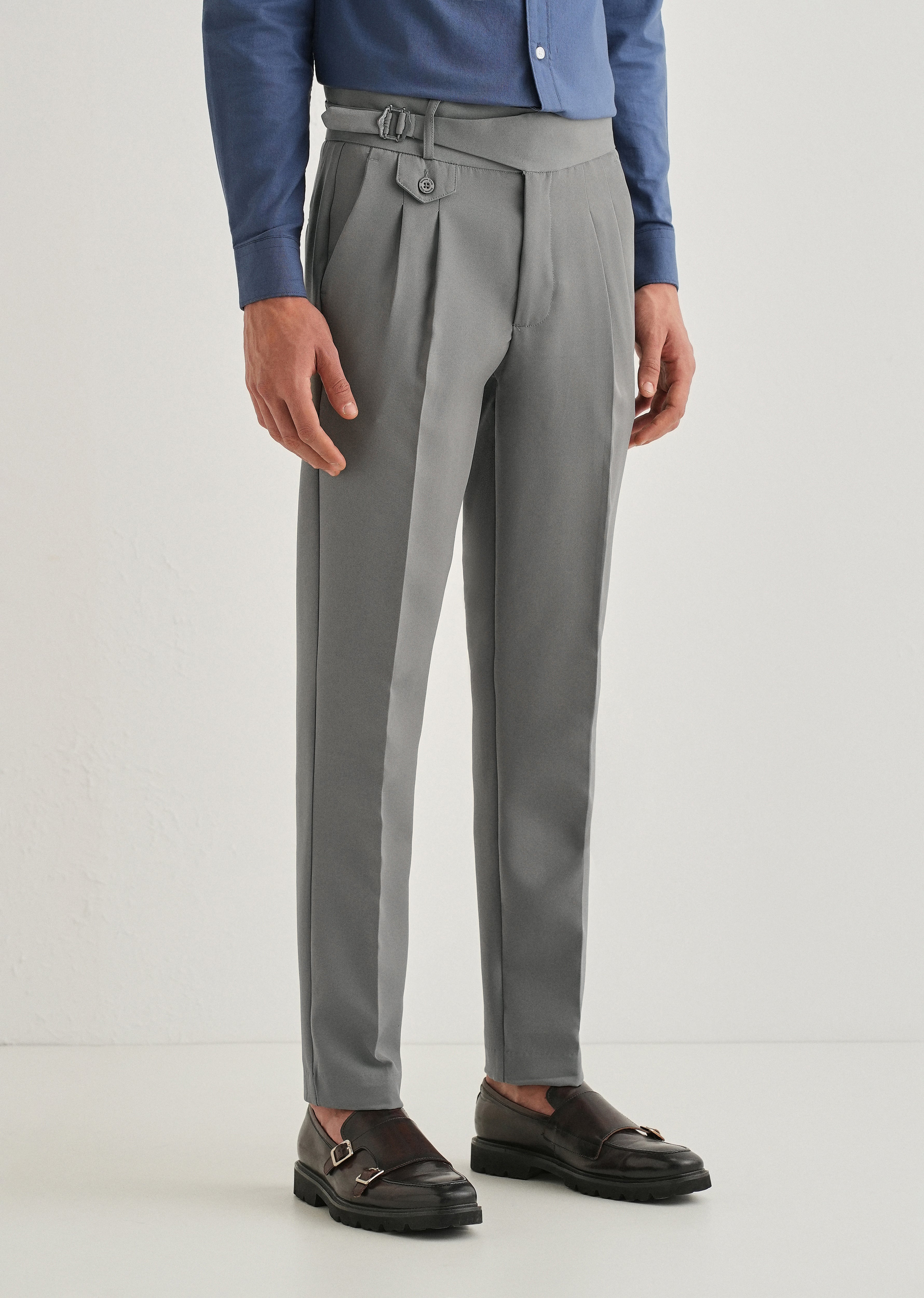 Ash Olive Gurkha Pant