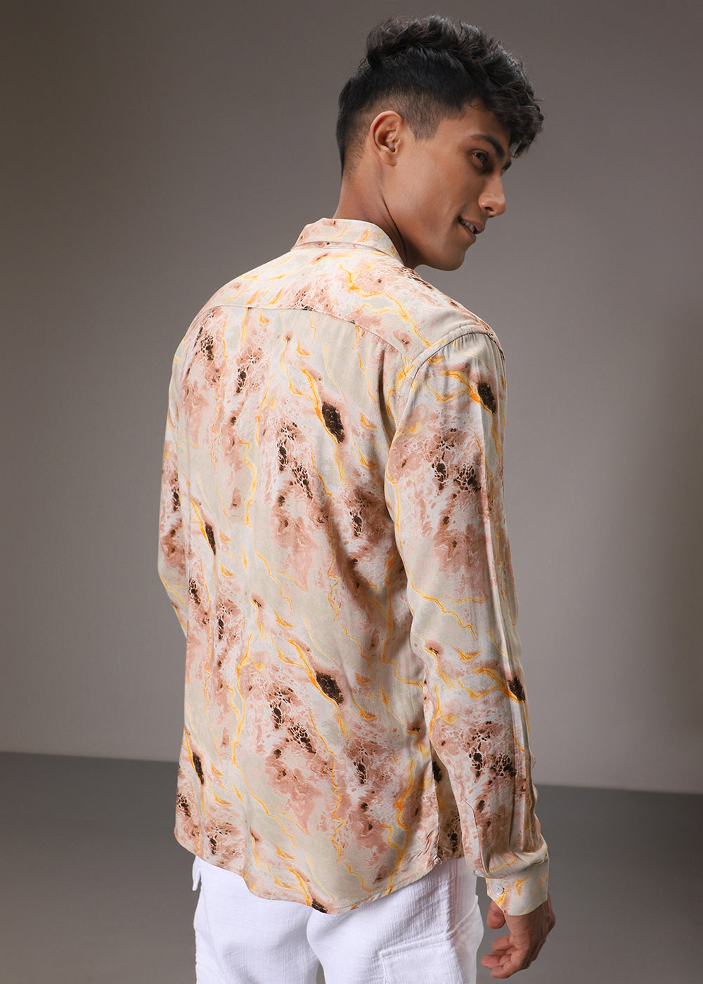 Aurora Abstract Feather Shirt