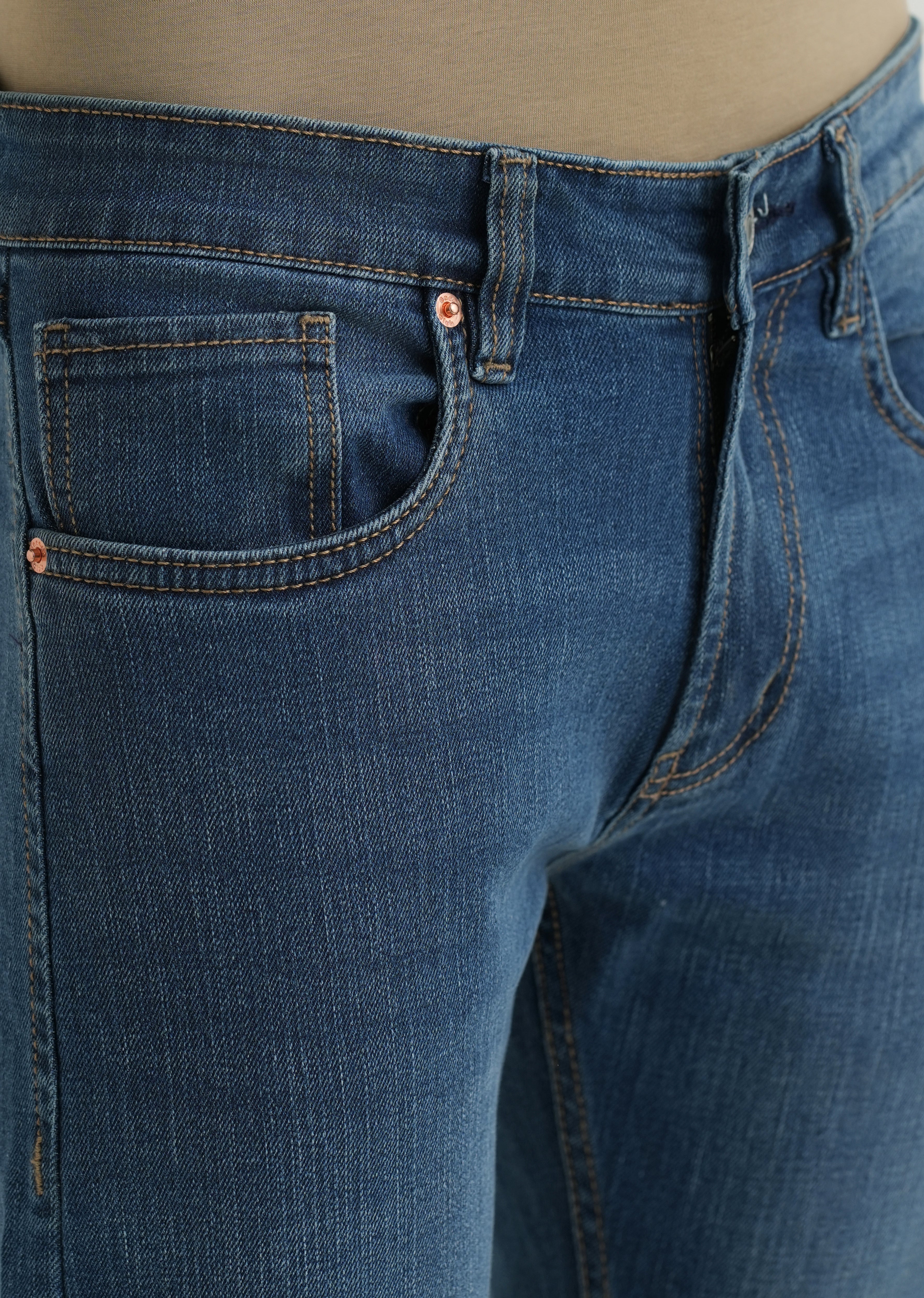 Azora Blue Slim fit Jeans