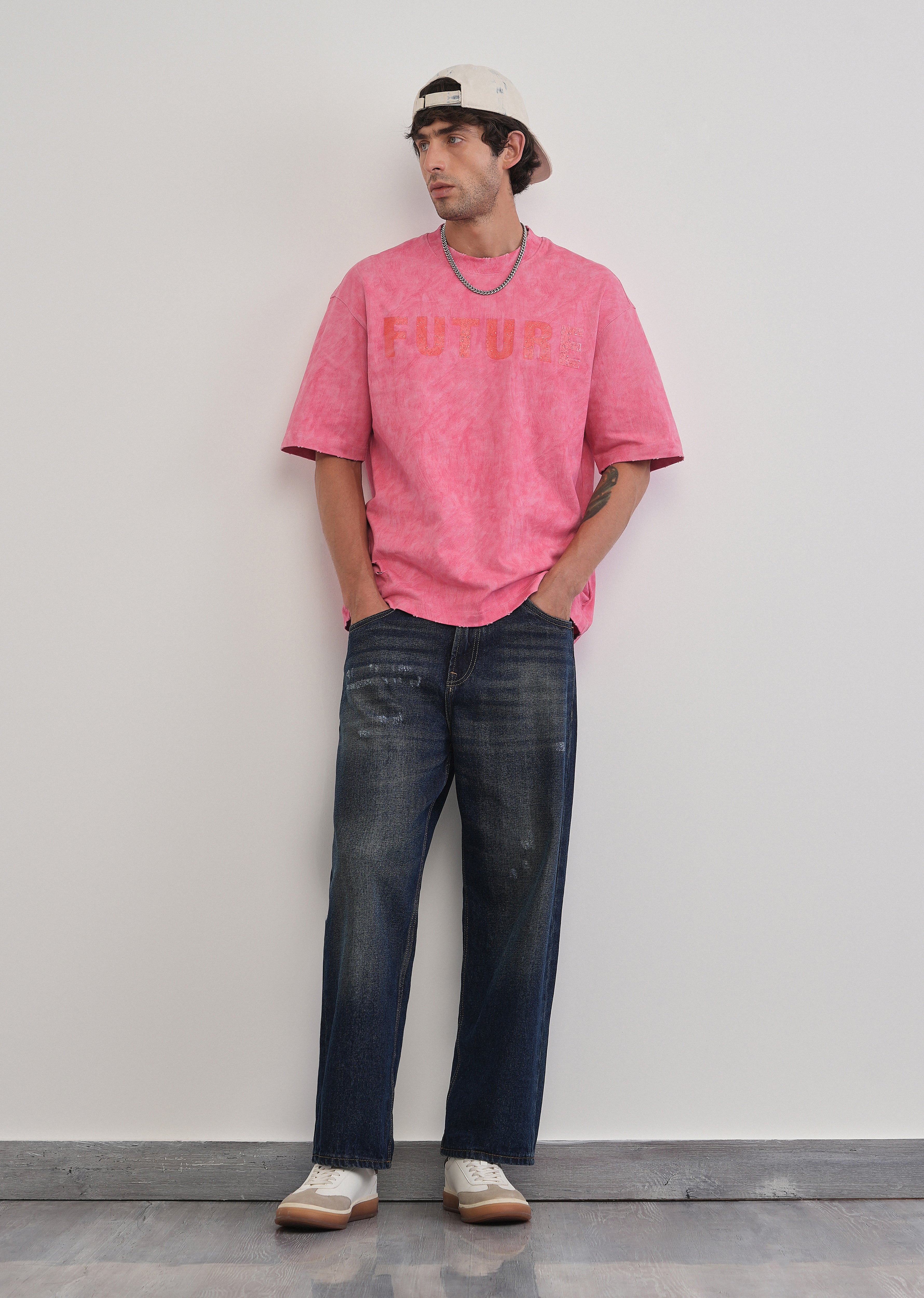 Baggy Fit Classic Dark Blue Jeans