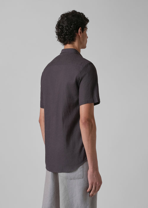 Batiste Crater Brown Linen shirt