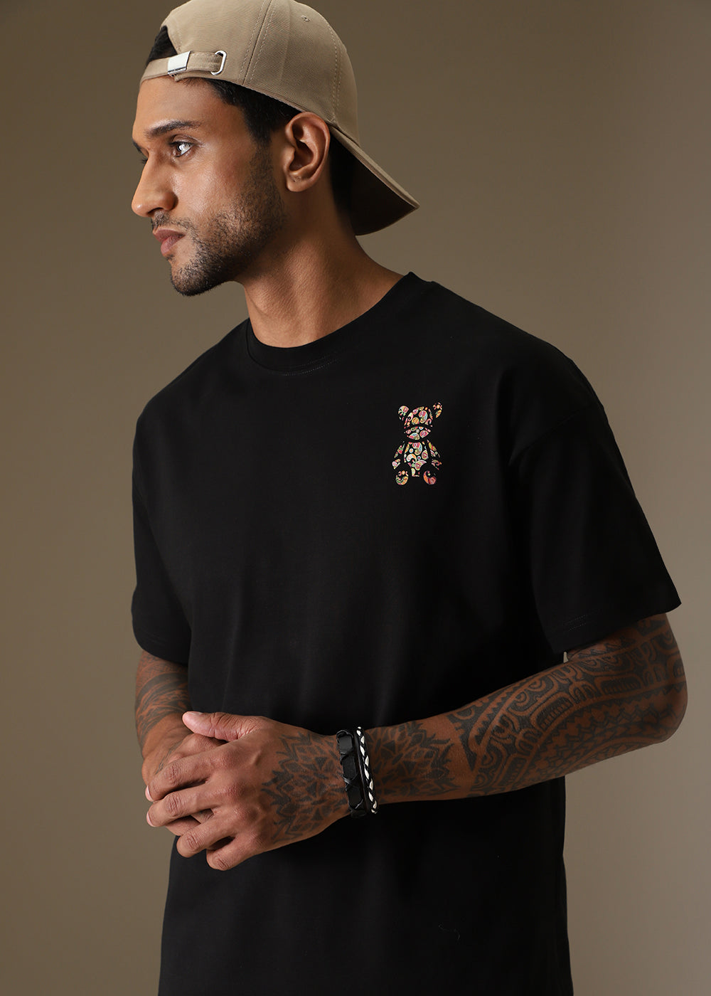 Bearsy Paisley Oversized T-shirt