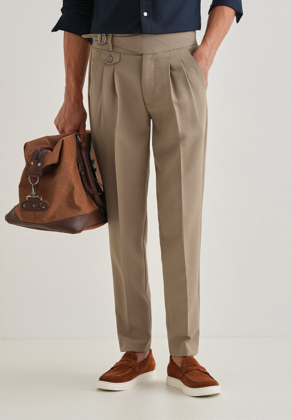 Beige Gurkha Pant