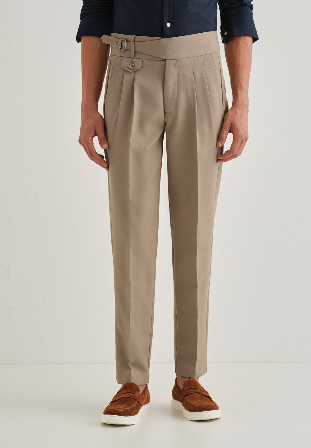 Beige Gurkha Pant
