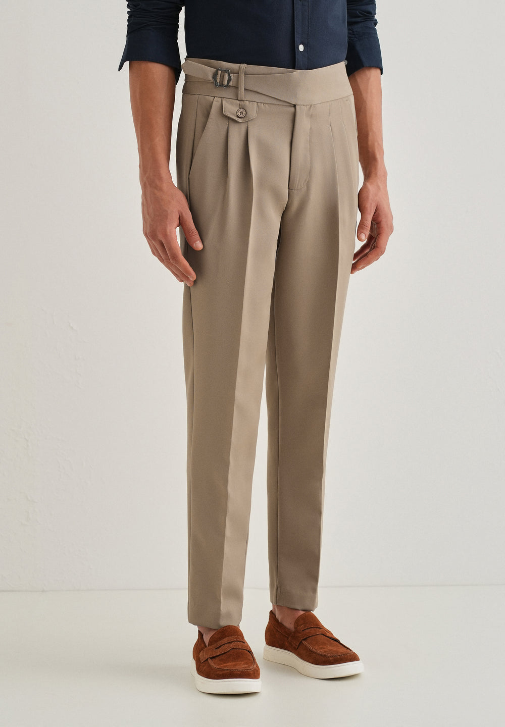 Beige Gurkha Pant