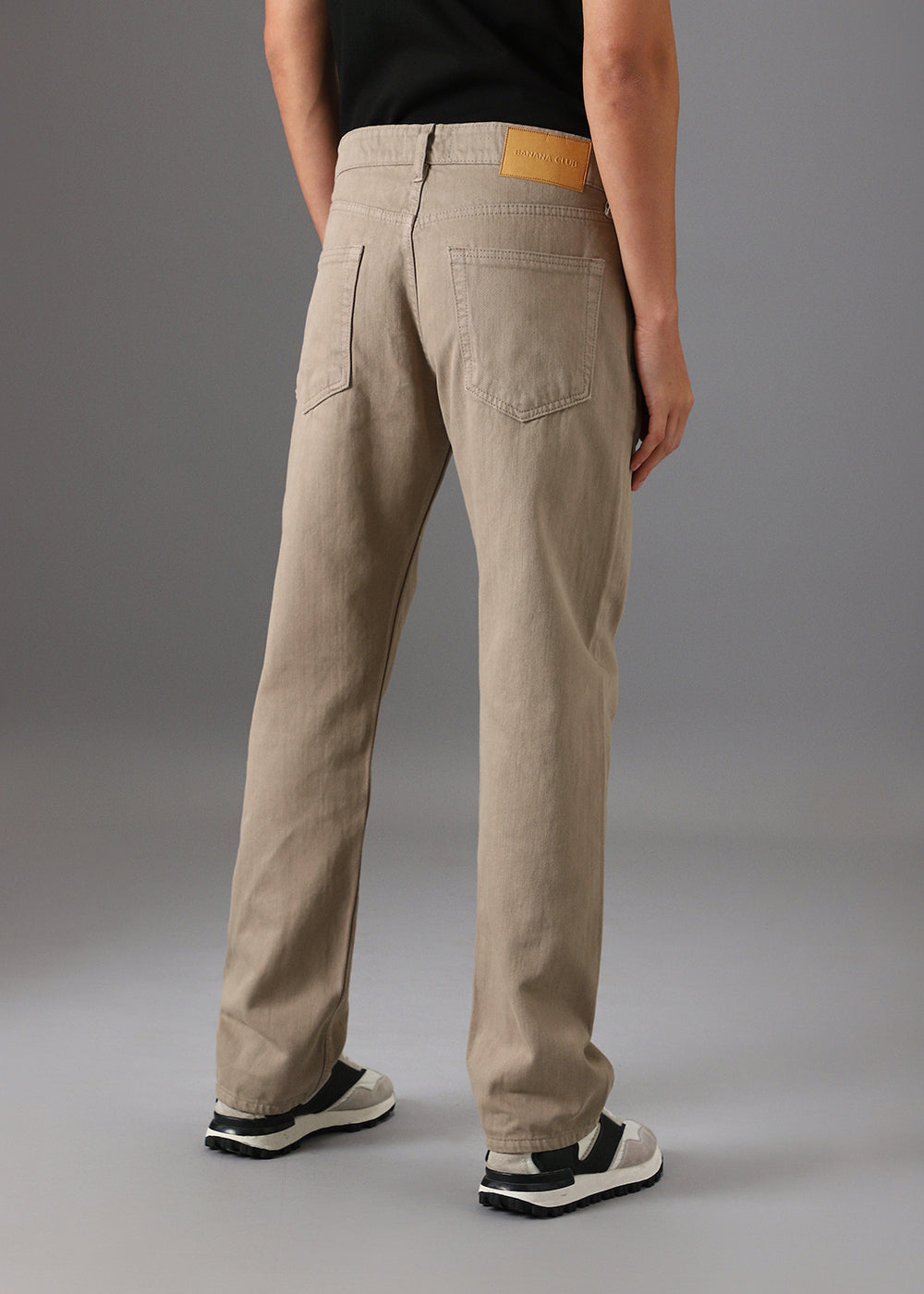 Beige Regular Fit Denim