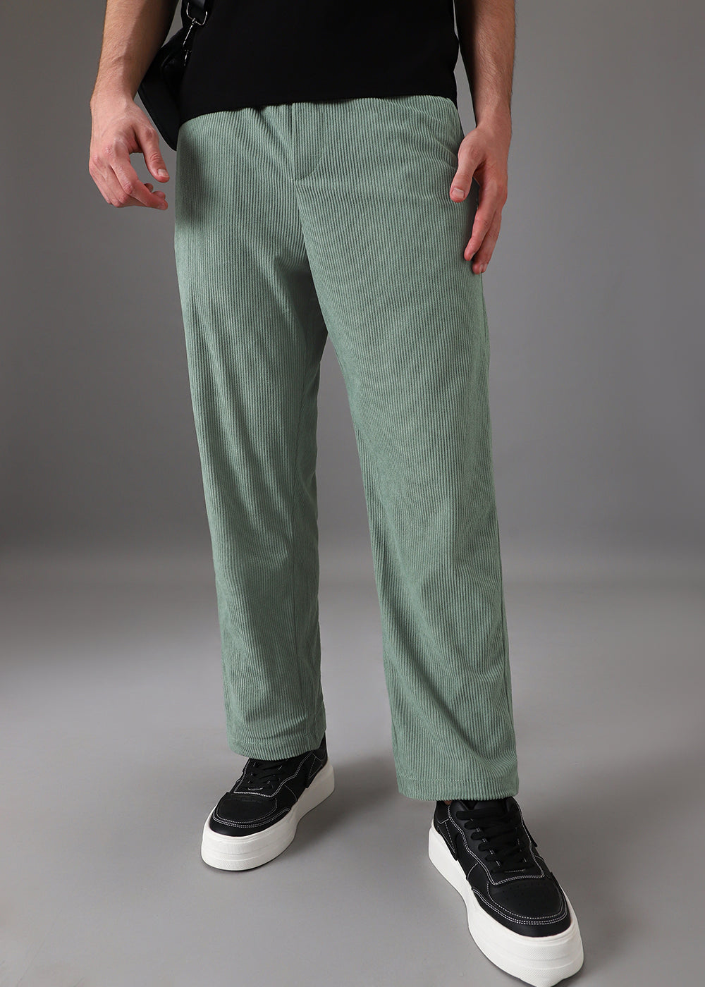 Green corduroy pants hotsell