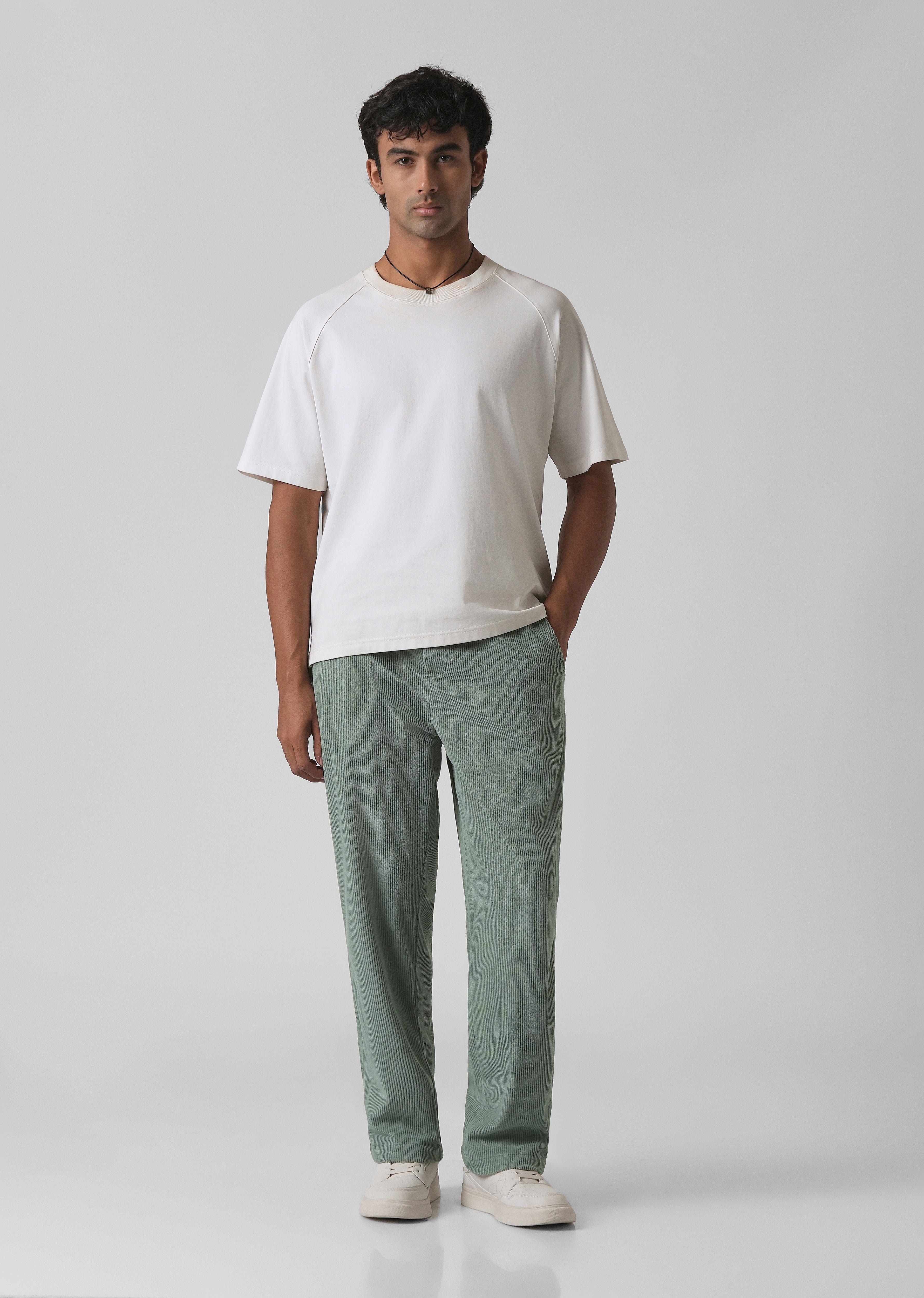 Beryl Green Corduroy Pants